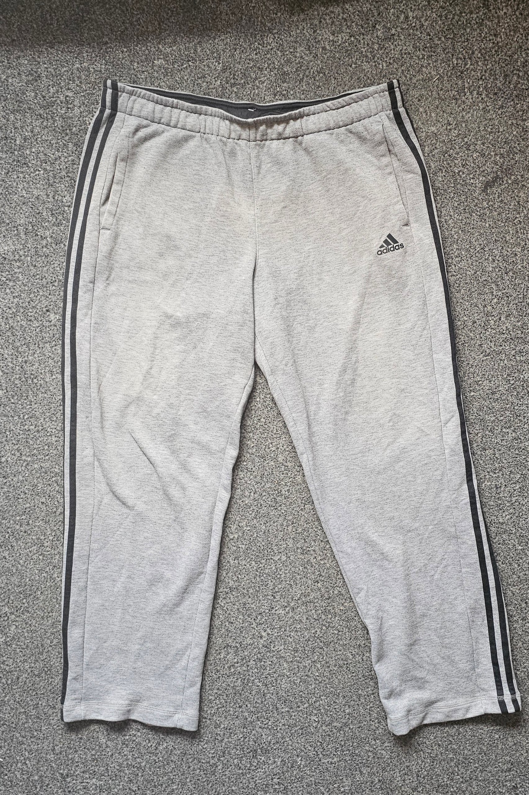 Adidas Grey & Black Outdoor Essentials Sweatpants XL Climacool