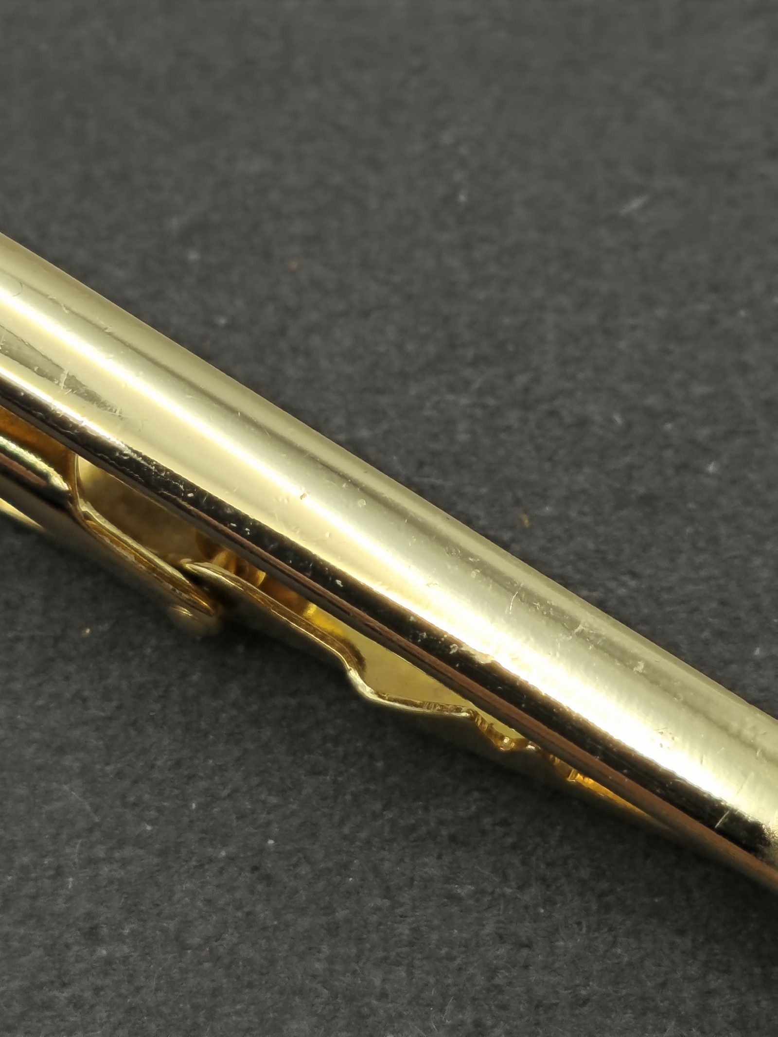 Christian Dior Gold Rhinestone Tie Clip Men Other image 5