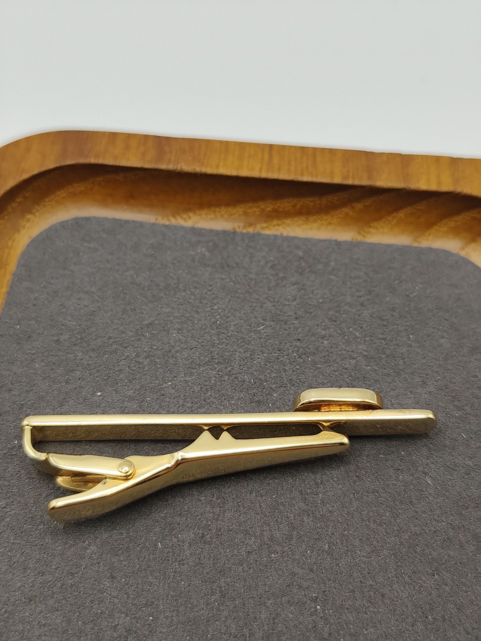 Christian Dior Gold Rhinestone Tie Clip Men Other image 8
