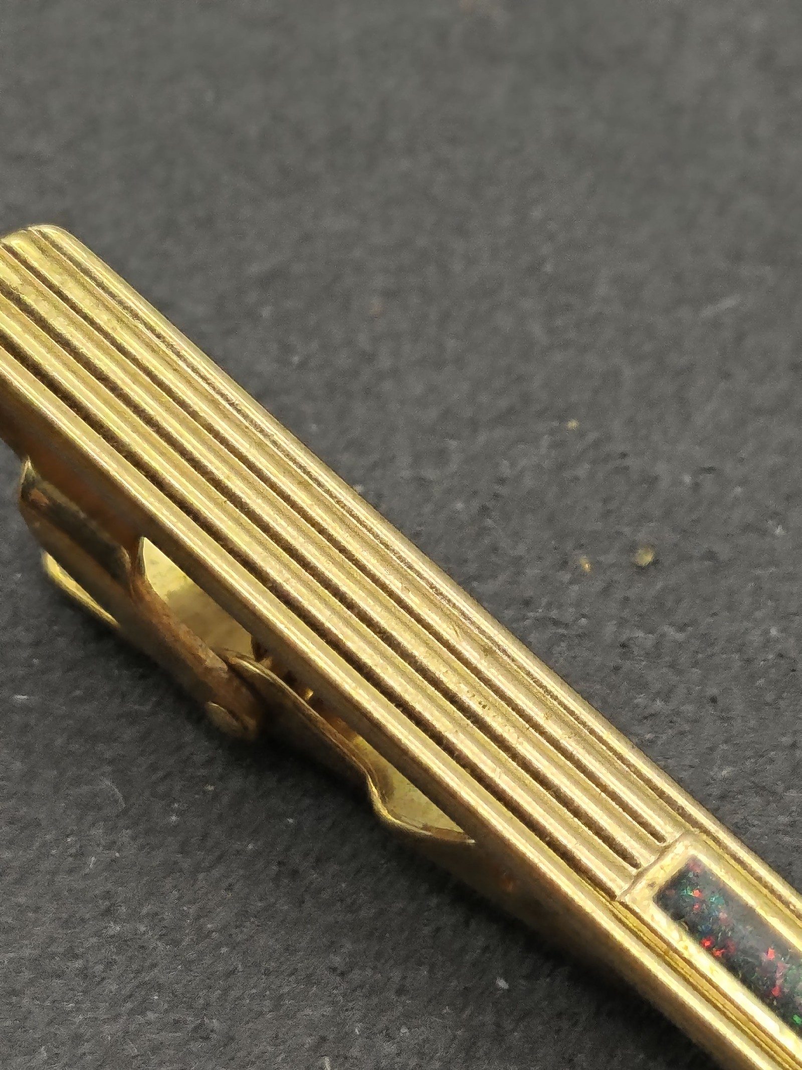 Dior Gold-tone & Multicolor Tie Clip Men's image 5