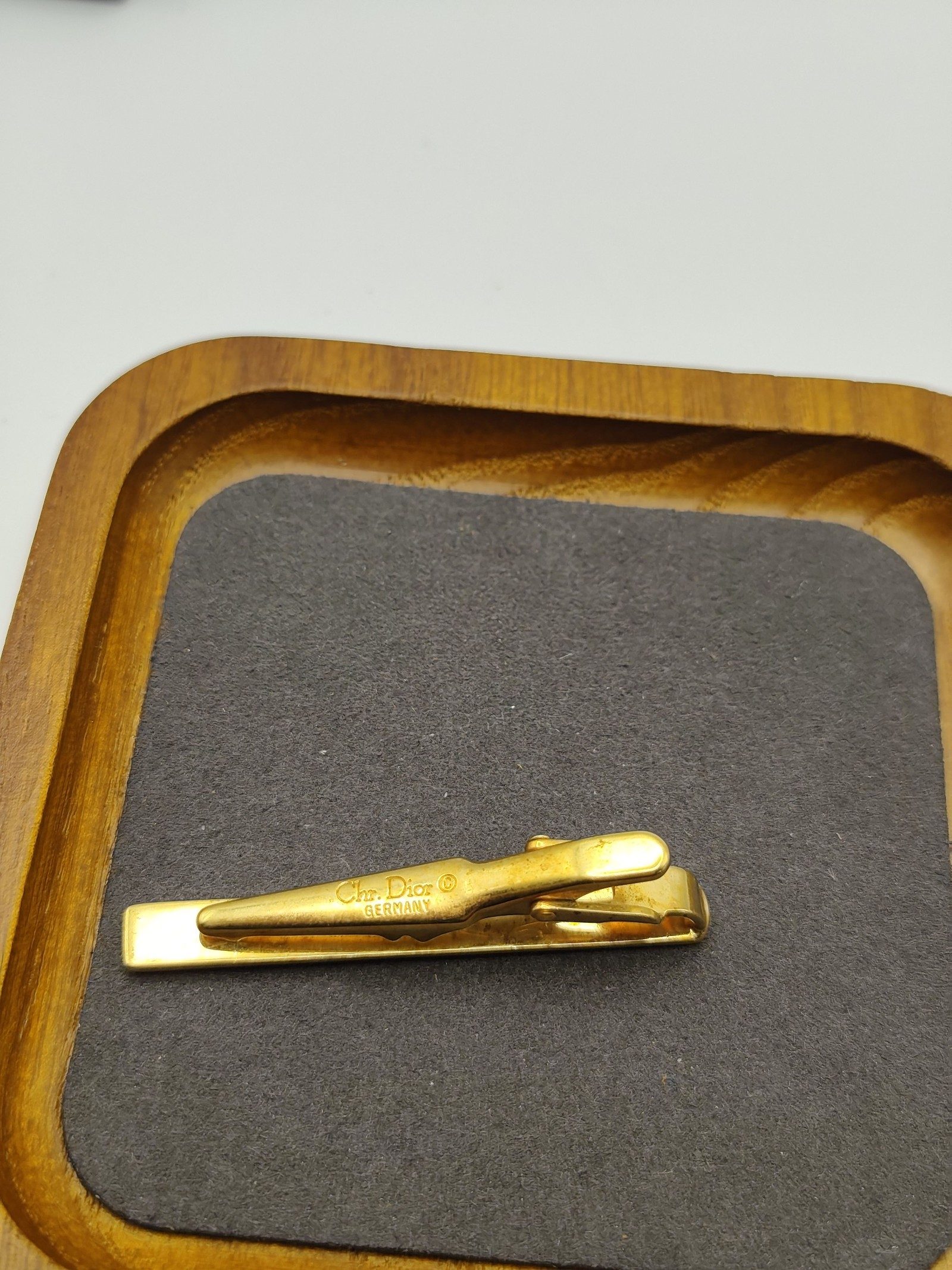Dior Gold-tone & Multicolor Tie Clip Men's image 8
