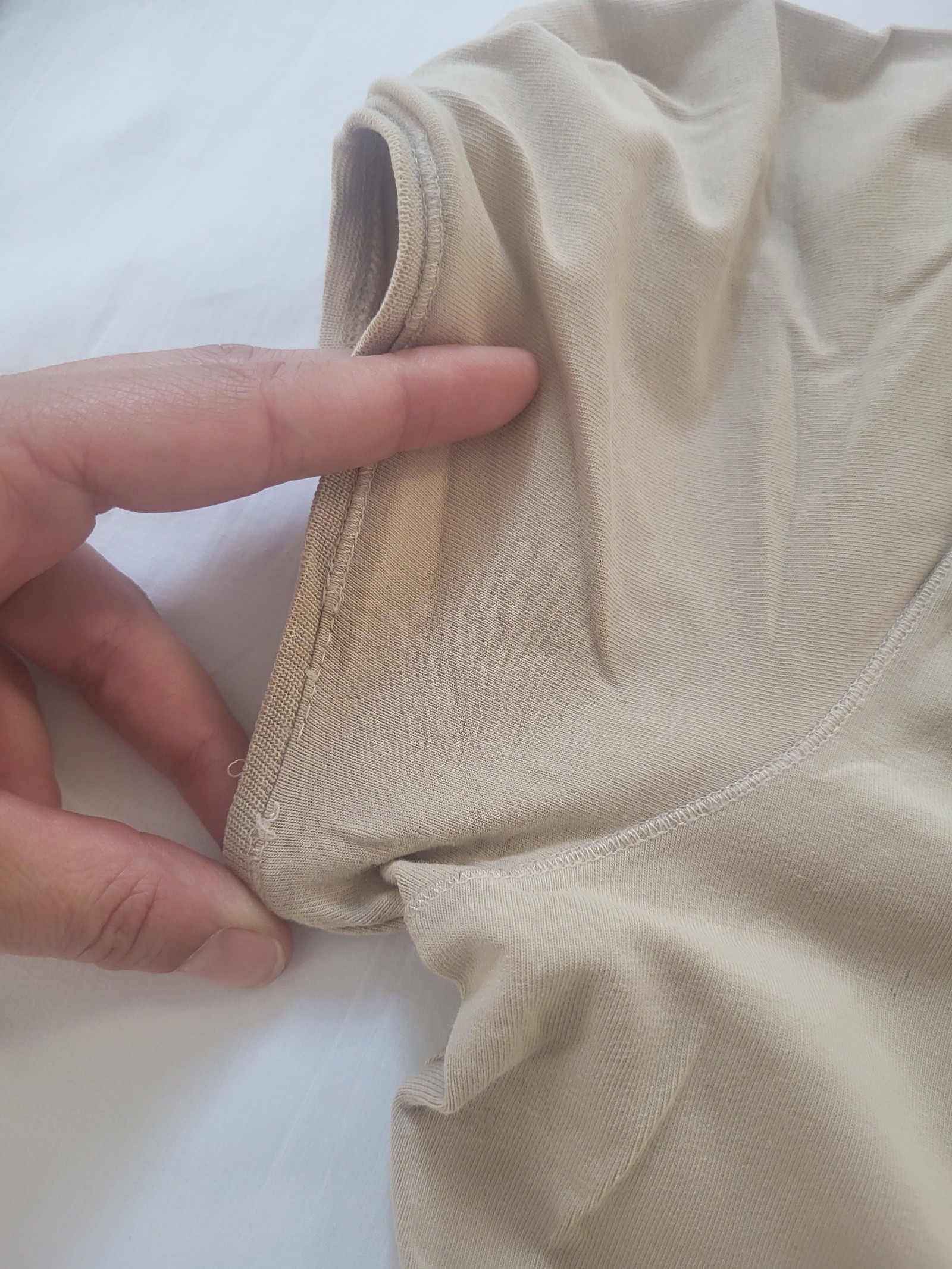 Burberry Women Beige Cotton Blend T-Shirt Size M image 6