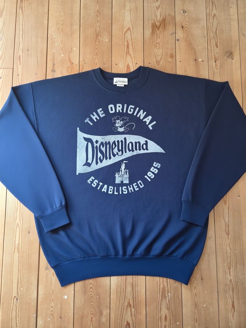 Disney Parks Disneyland The Original Est 1955 Mickey Sweatshirt Navy Size L