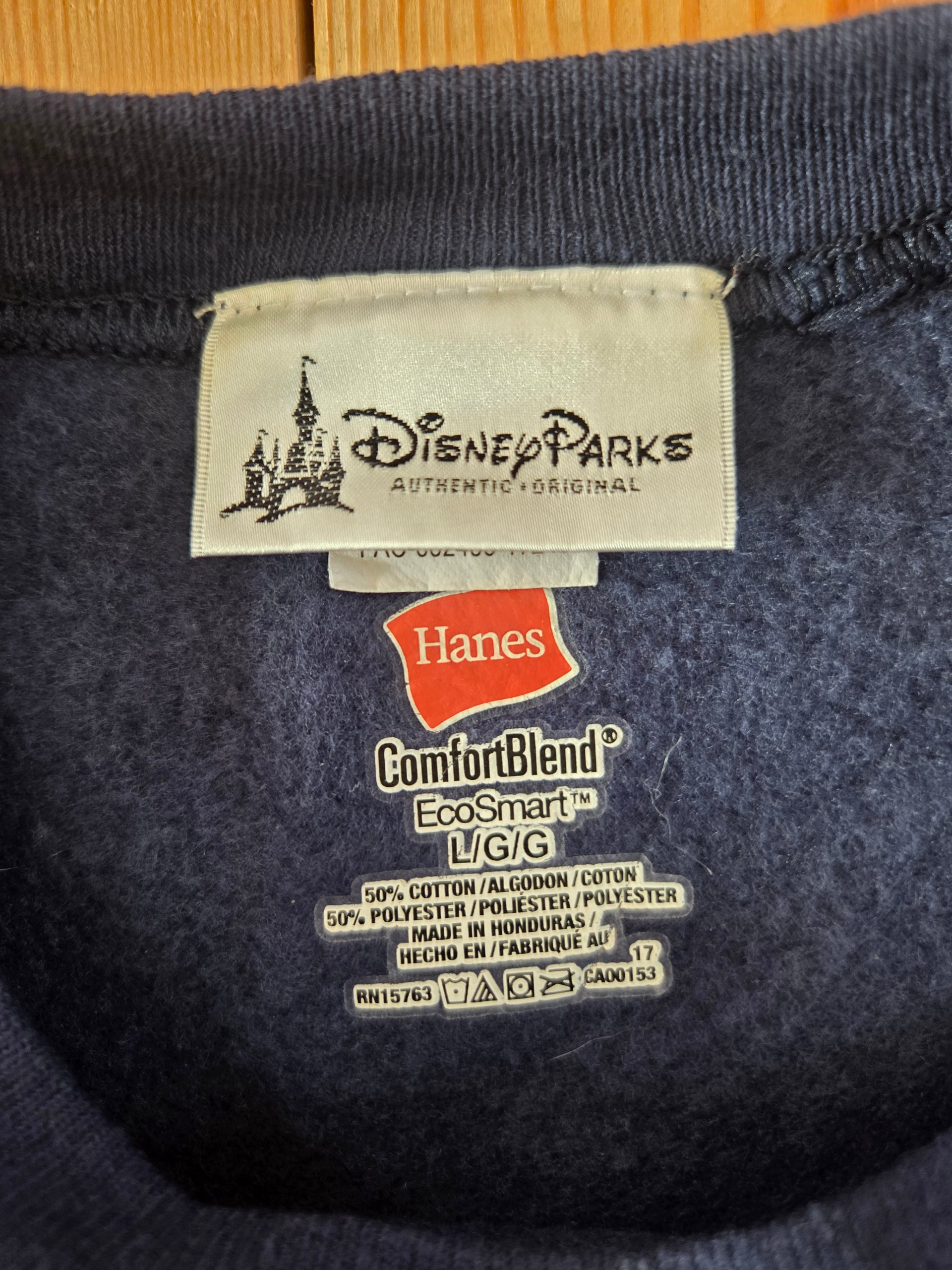 Disney Parks Disneyland The Original Est 1955 Mickey Sweatshirt Navy Size L image 3