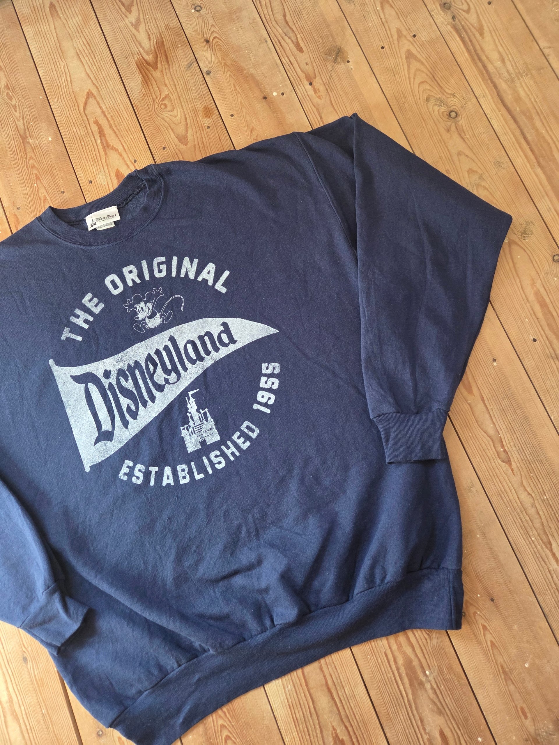 Disney Parks Disneyland The Original Est 1955 Mickey Sweatshirt Navy Size L image 8