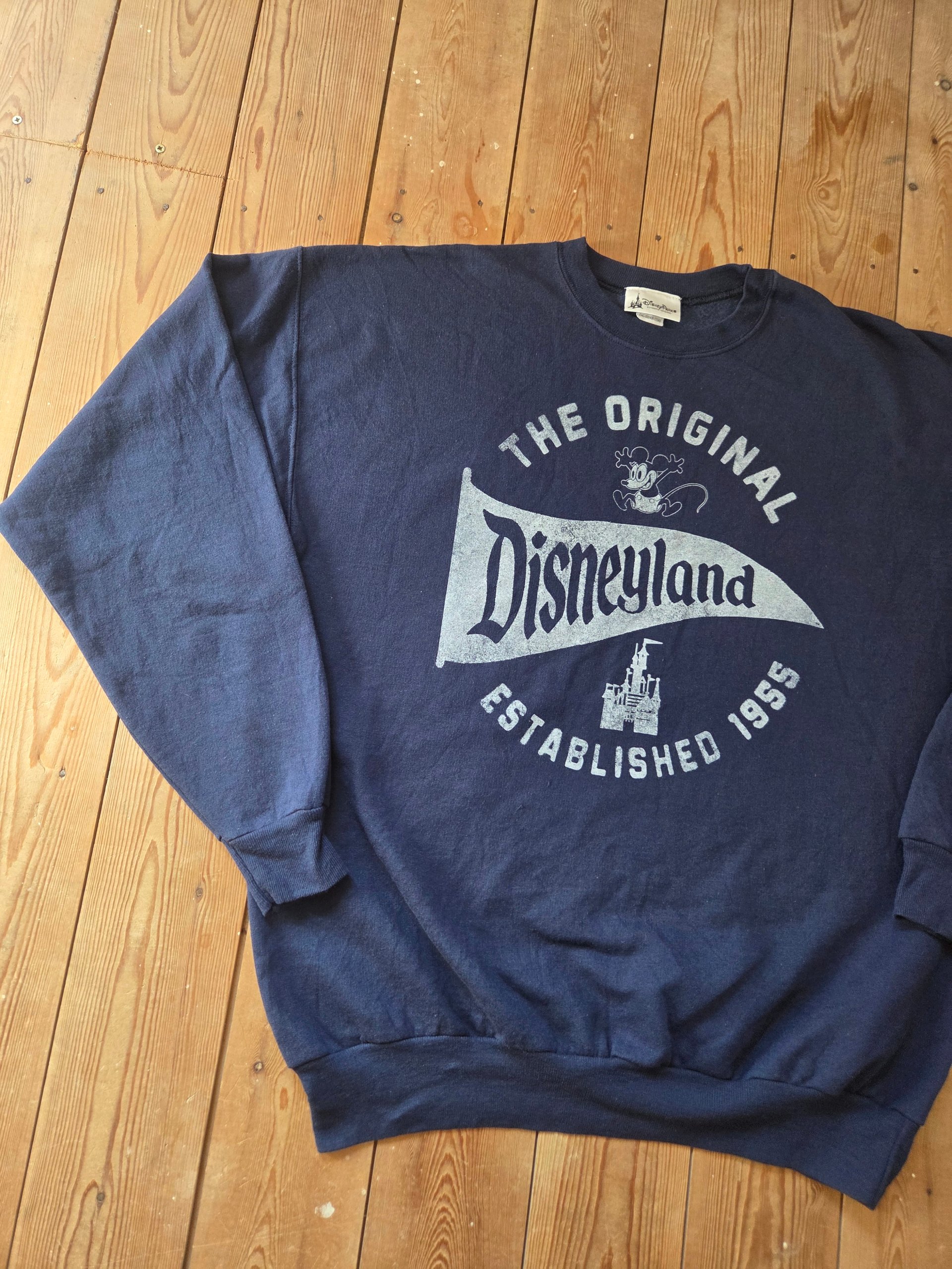 Disney Parks Disneyland The Original Est 1955 Mickey Sweatshirt Navy Size L image 9