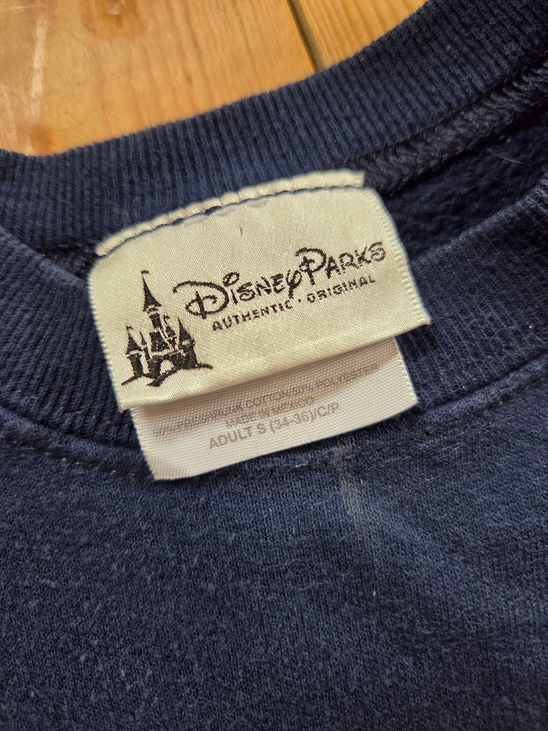 Disney Parks Disneyland Resort Mickey & Friends Castle Navy Sweatshirt S image 5