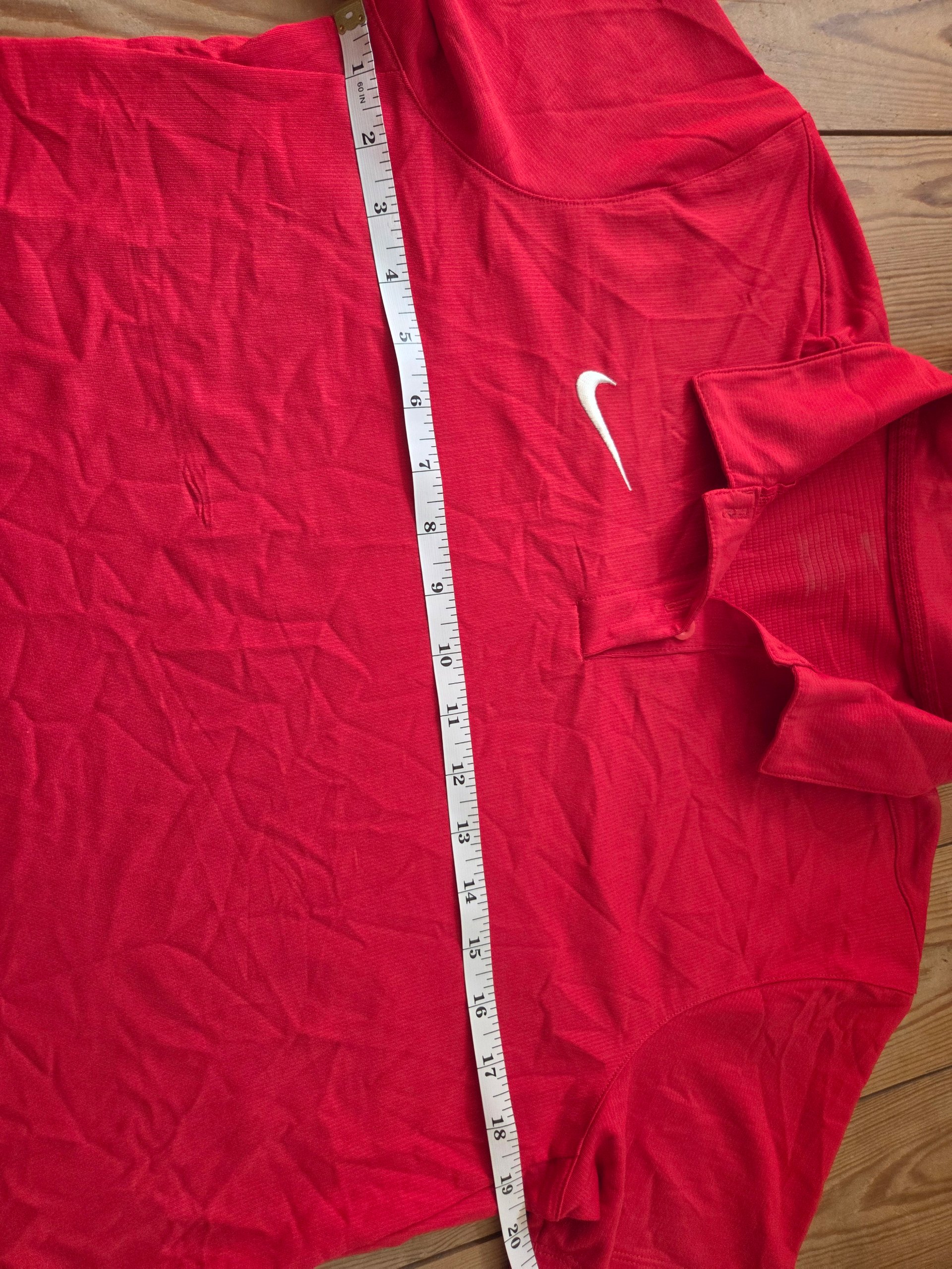 Nike Women’s Dri-FIT Red Performance Polo Shirt Medium Sports Golf Tennis image 4
