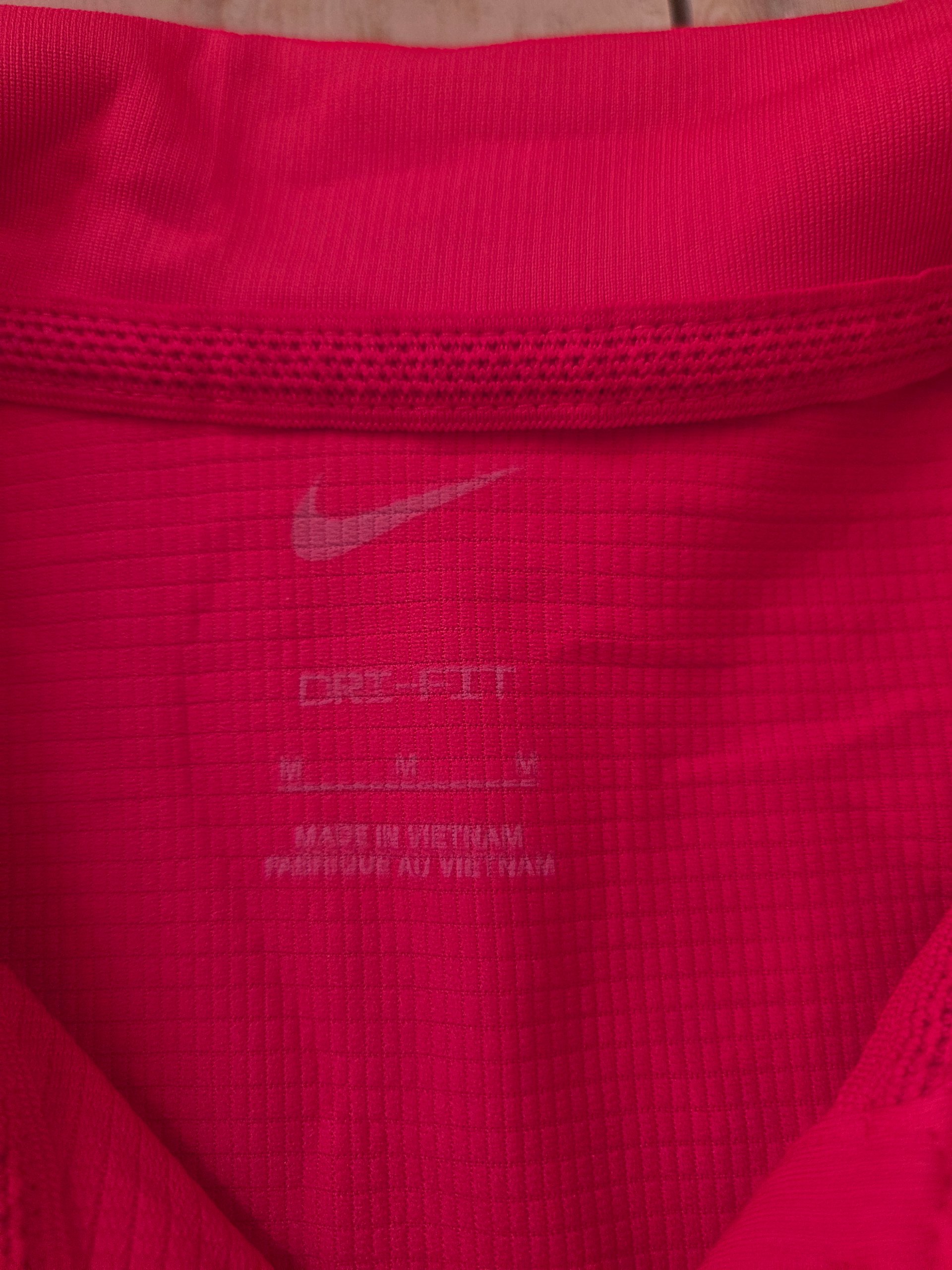 Nike Women’s Dri-FIT Red Performance Polo Shirt Medium Sports Golf Tennis image 5