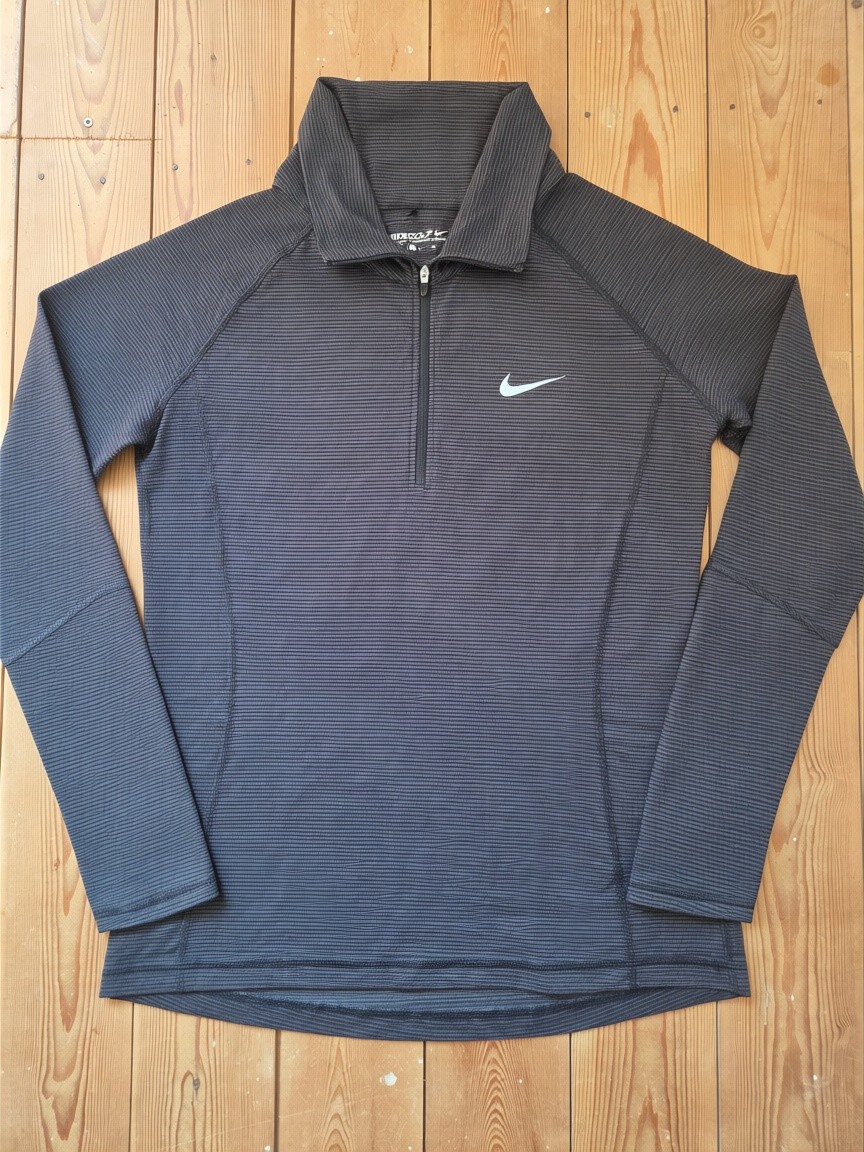 Nike Golf Women’s Dri-FIT Quarter Zip Long Sleeve Top Charcoal Grey Size L