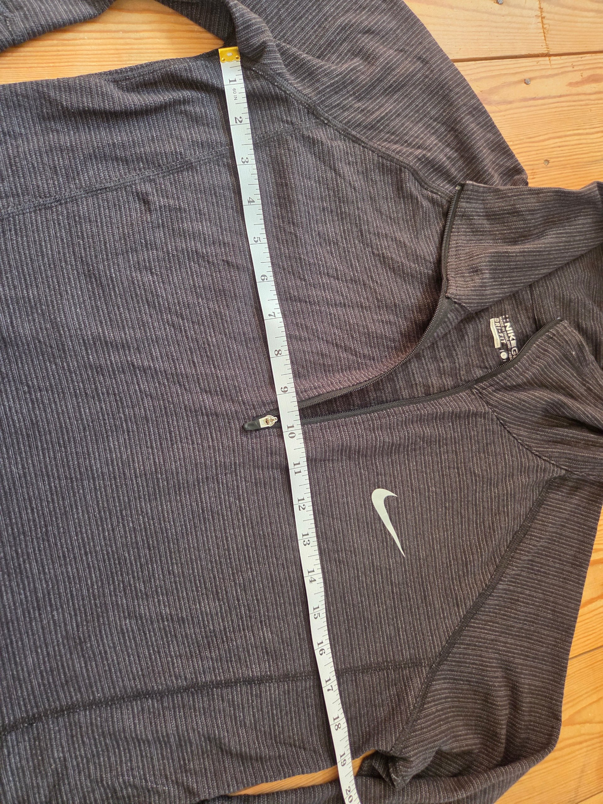 Nike Golf Women’s Dri-FIT Quarter Zip Long Sleeve Top Charcoal Grey Size L image 3