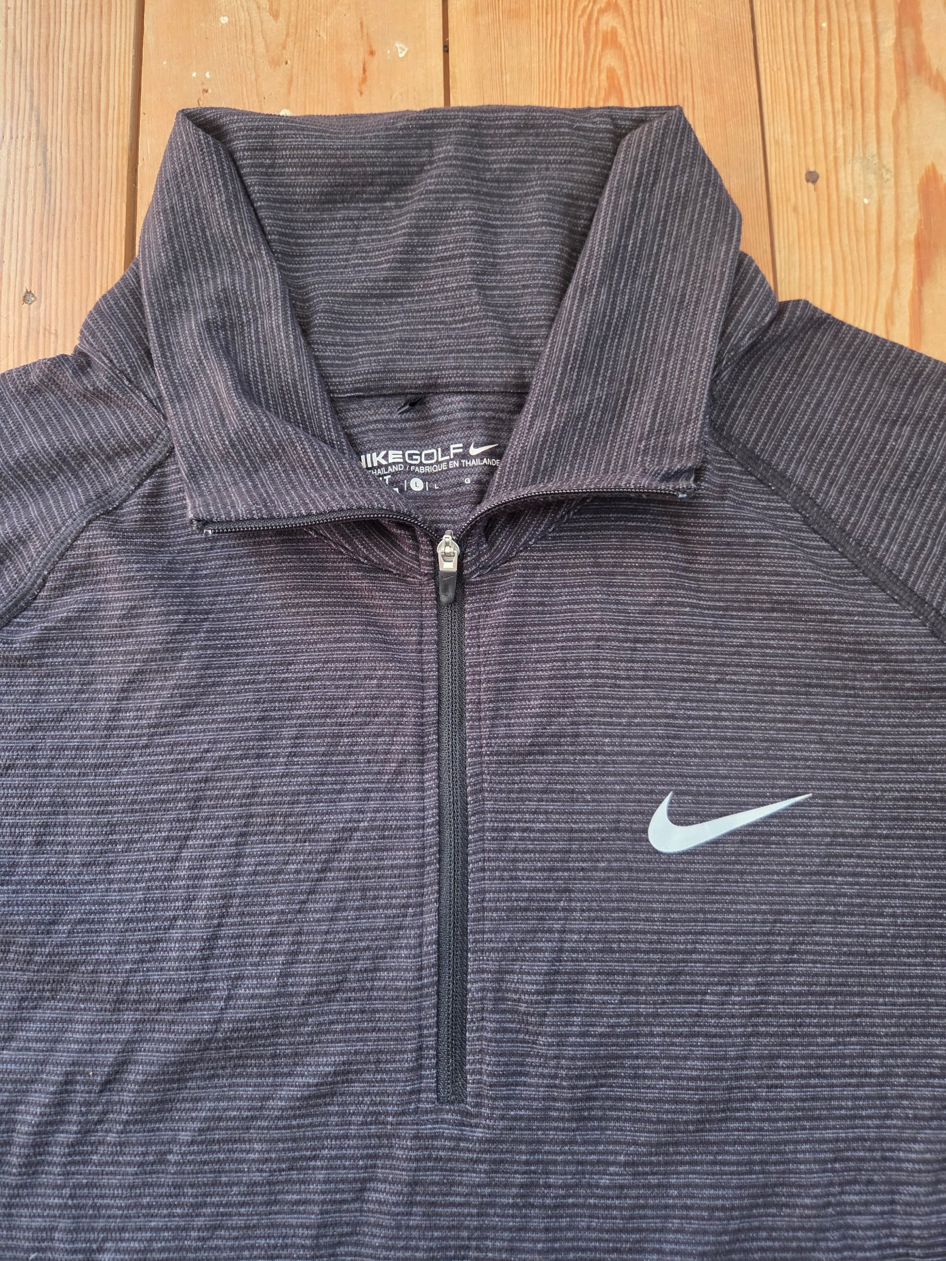 Nike Golf Women’s Dri-FIT Quarter Zip Long Sleeve Top Charcoal Grey Size L image 7