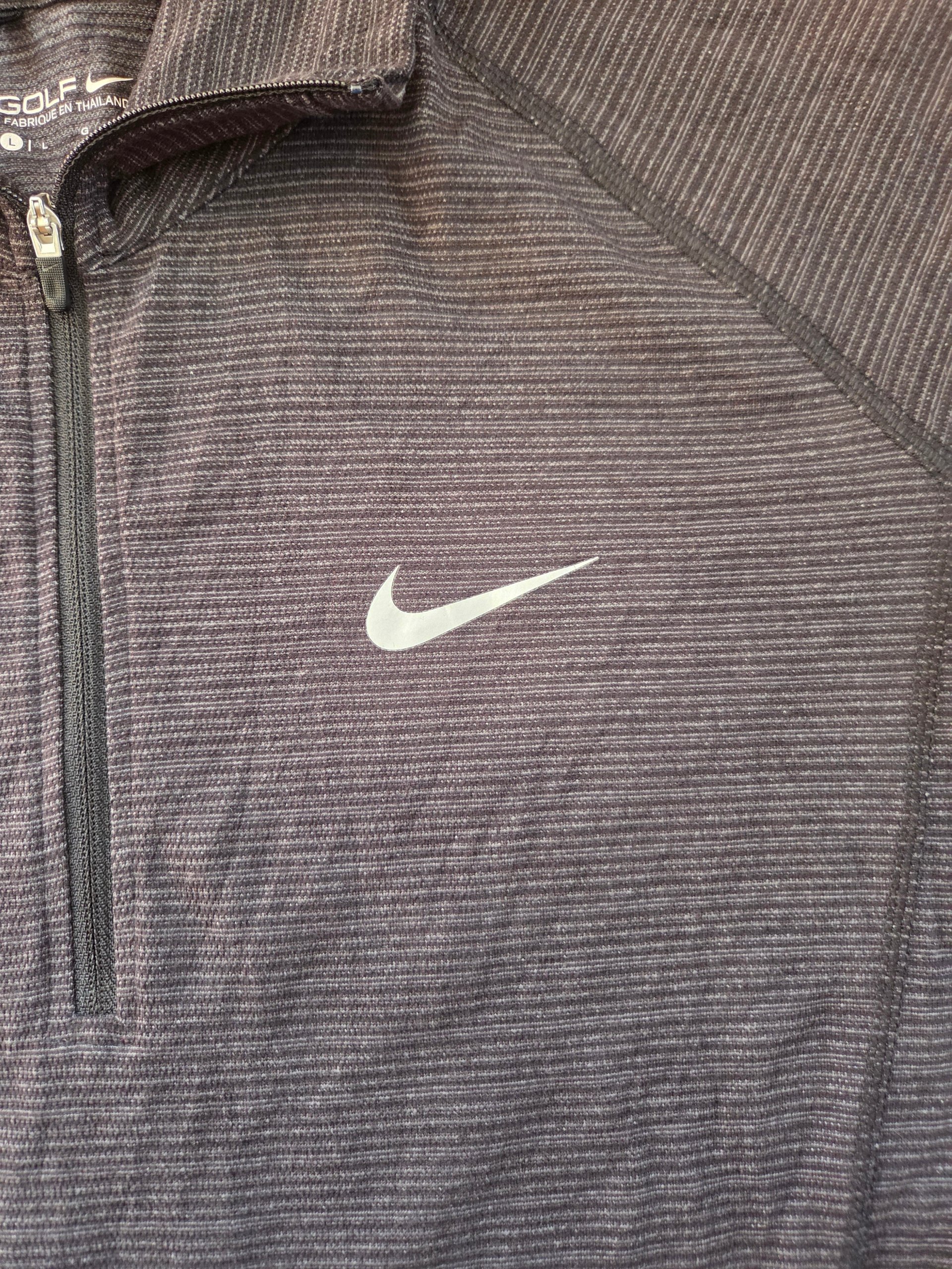 Nike Golf Women’s Dri-FIT Quarter Zip Long Sleeve Top Charcoal Grey Size L image 8