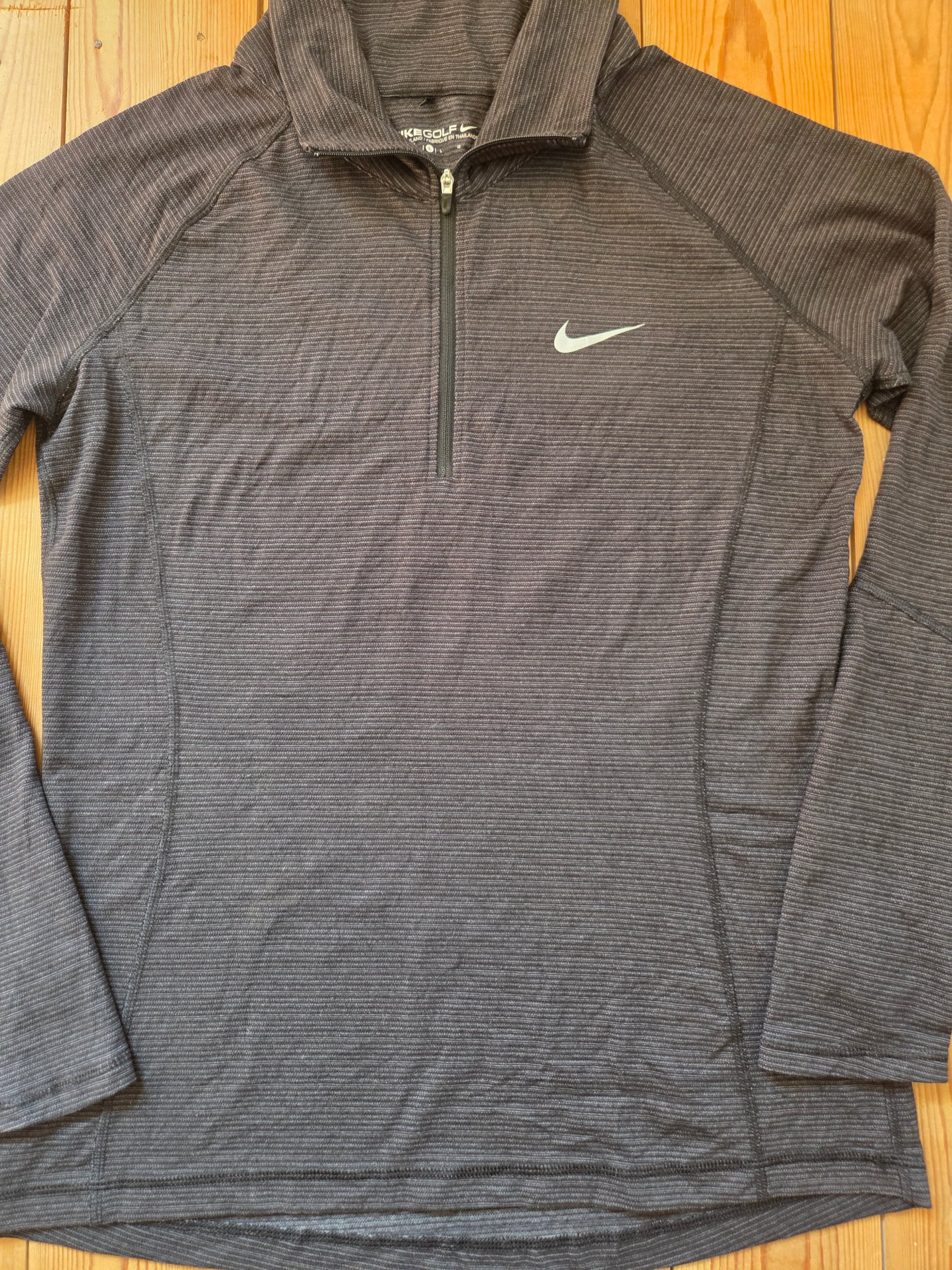 Nike Golf Women’s Dri-FIT Quarter Zip Long Sleeve Top Charcoal Grey Size L image 9