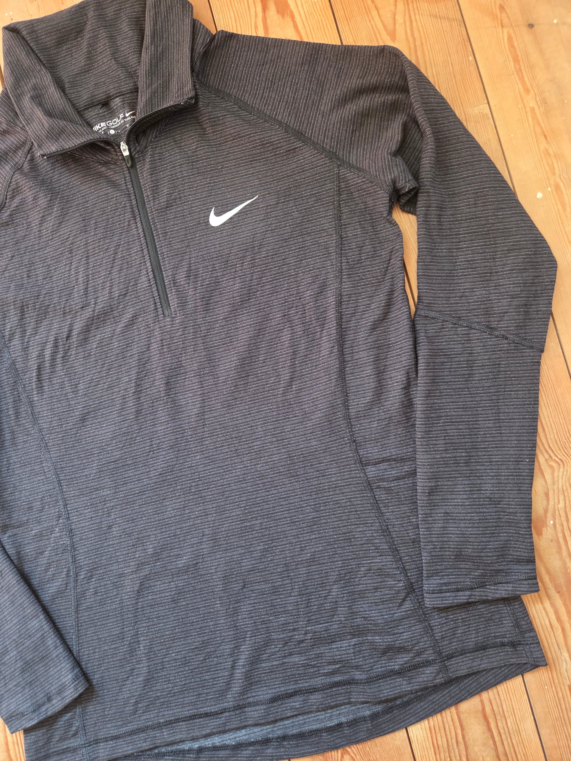 Nike Golf Women’s Dri-FIT Quarter Zip Long Sleeve Top Charcoal Grey Size L image 10