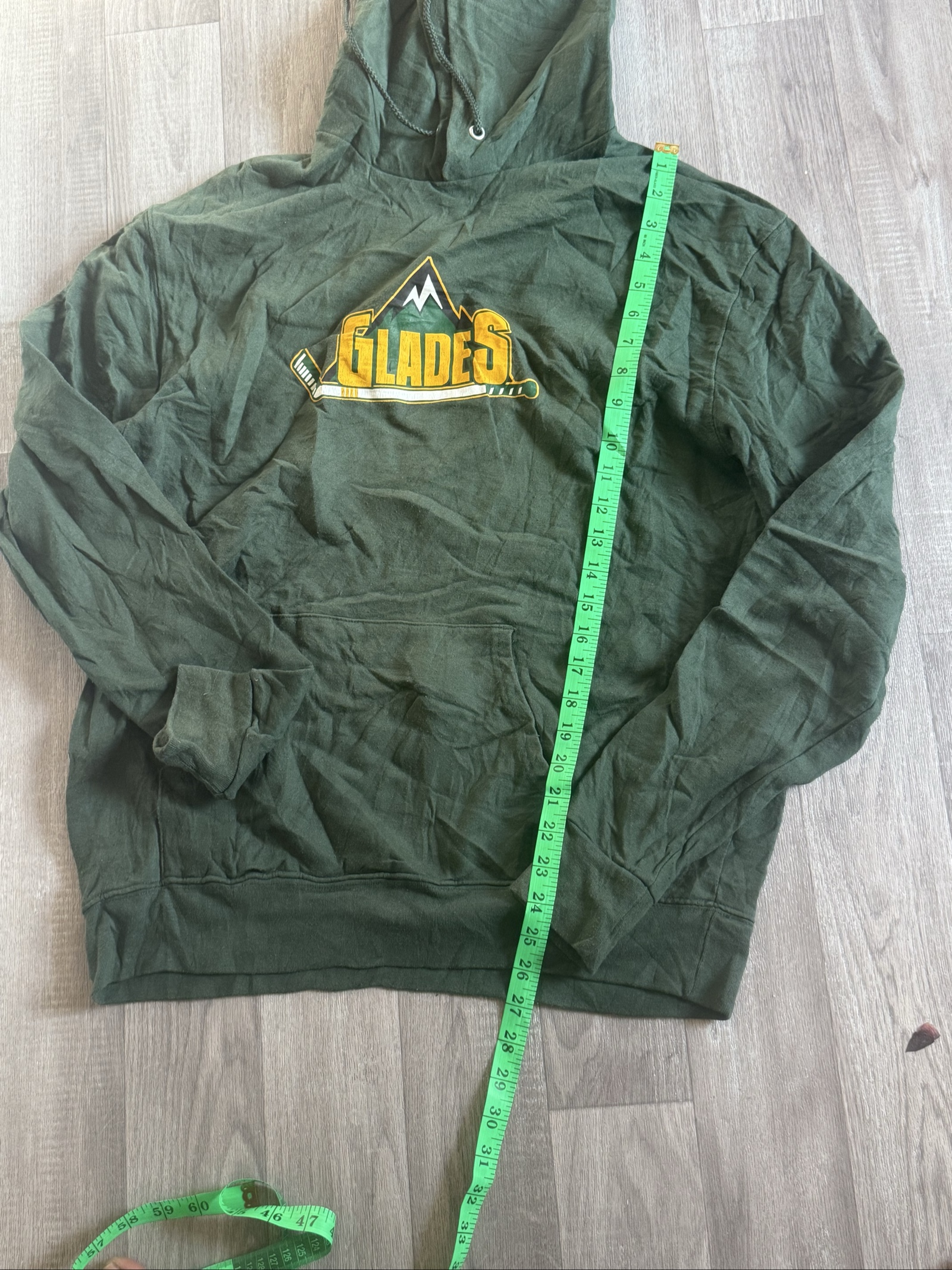 Champion Men's Green Glades Hooded Sweatshirt Large image 2