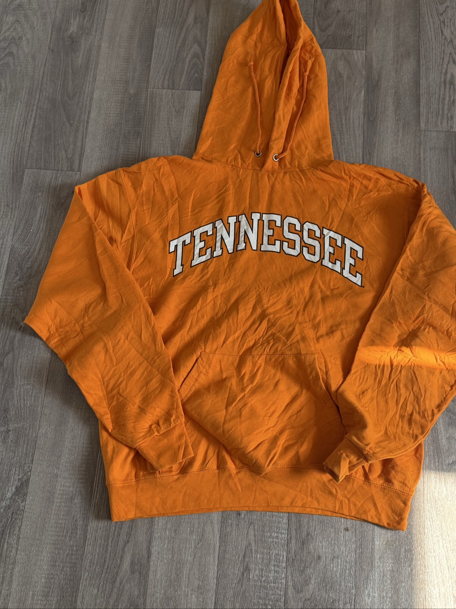 Champion Orange Tennessee Hoodie Medium image 2