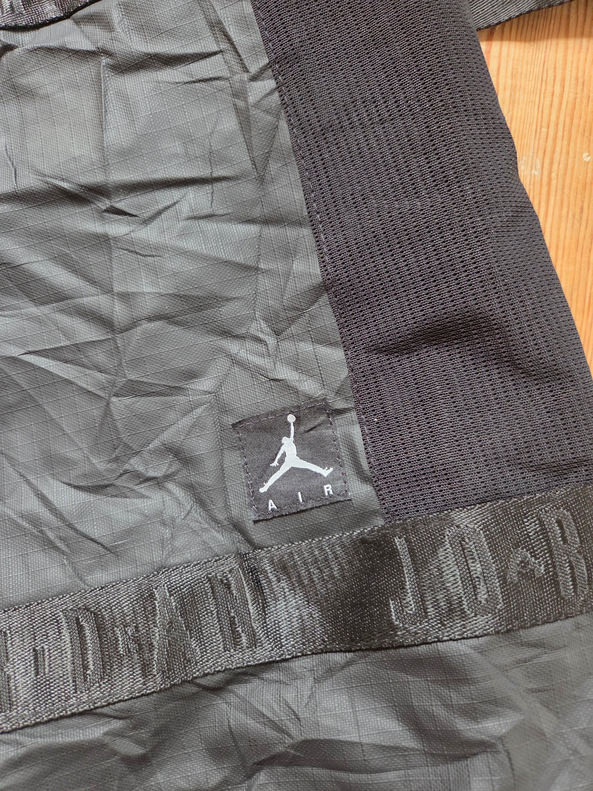 Nike Air Jordan Roll-Top Backpack Black Grey Ripstop Jumpman Utility Bag image 8