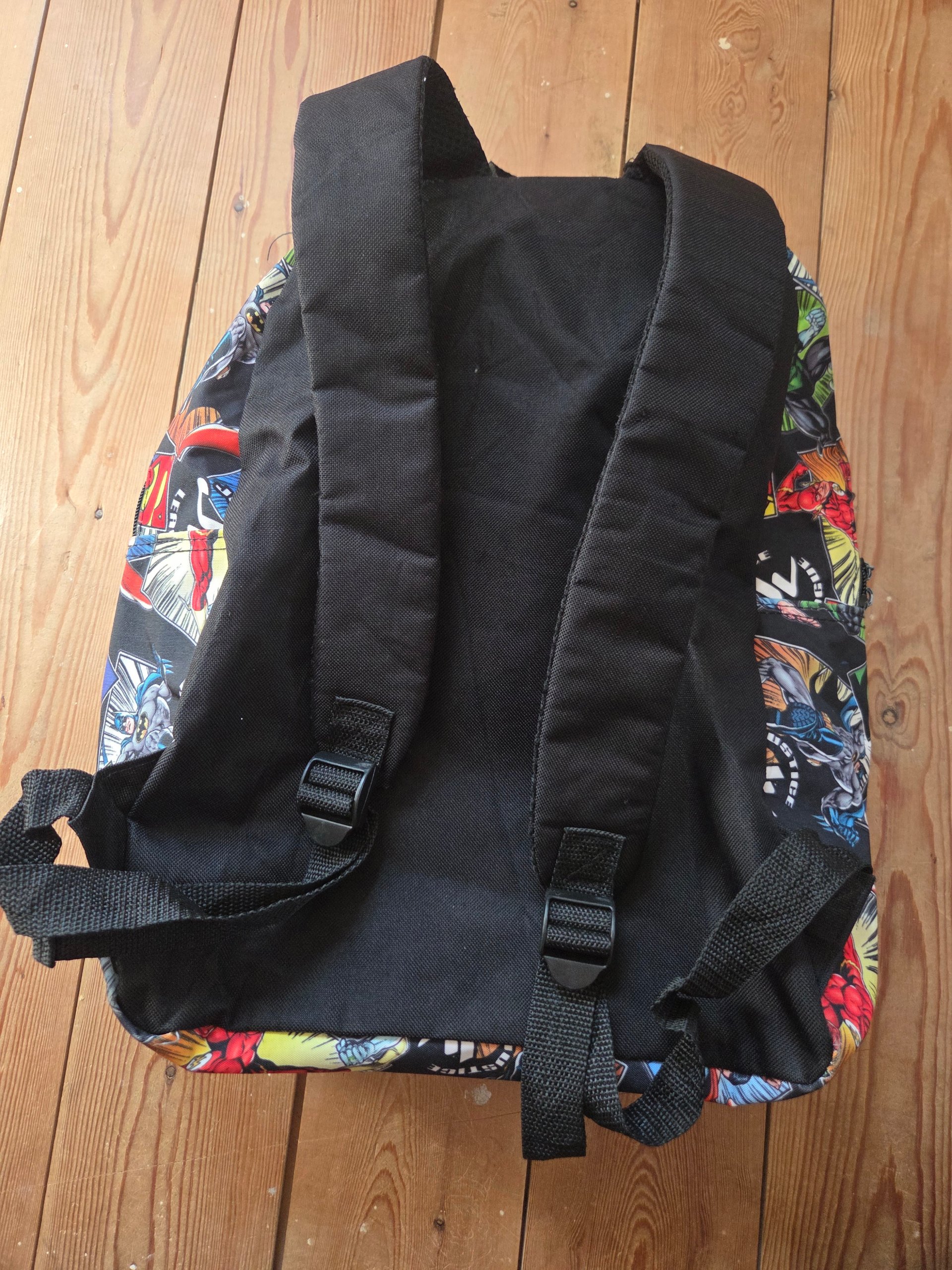 DC Comics Justice League Backpack Superman Batman Flash Green Lantern 16" image 2