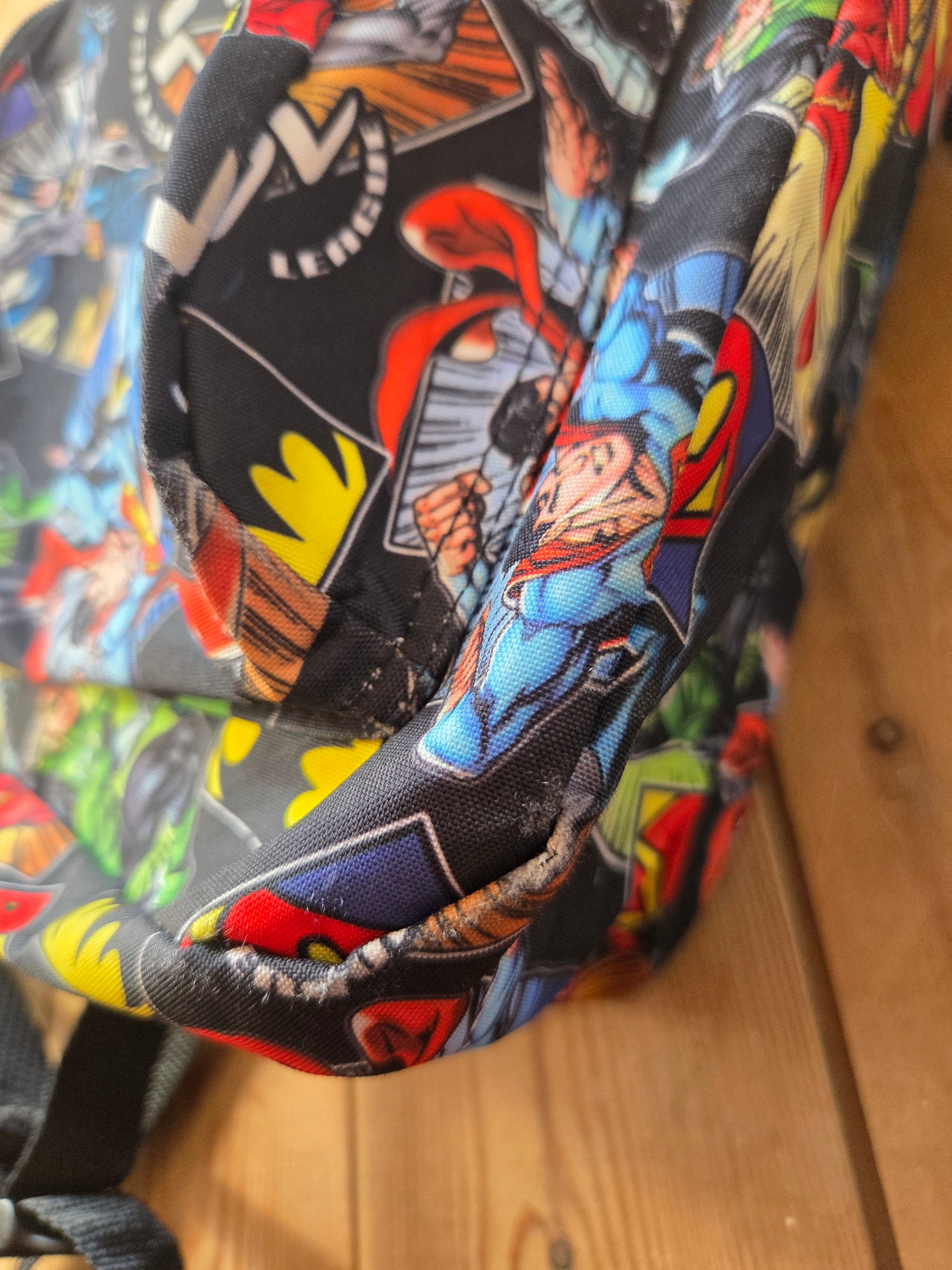 DC Comics Justice League Backpack Superman Batman Flash Green Lantern 16" image 10