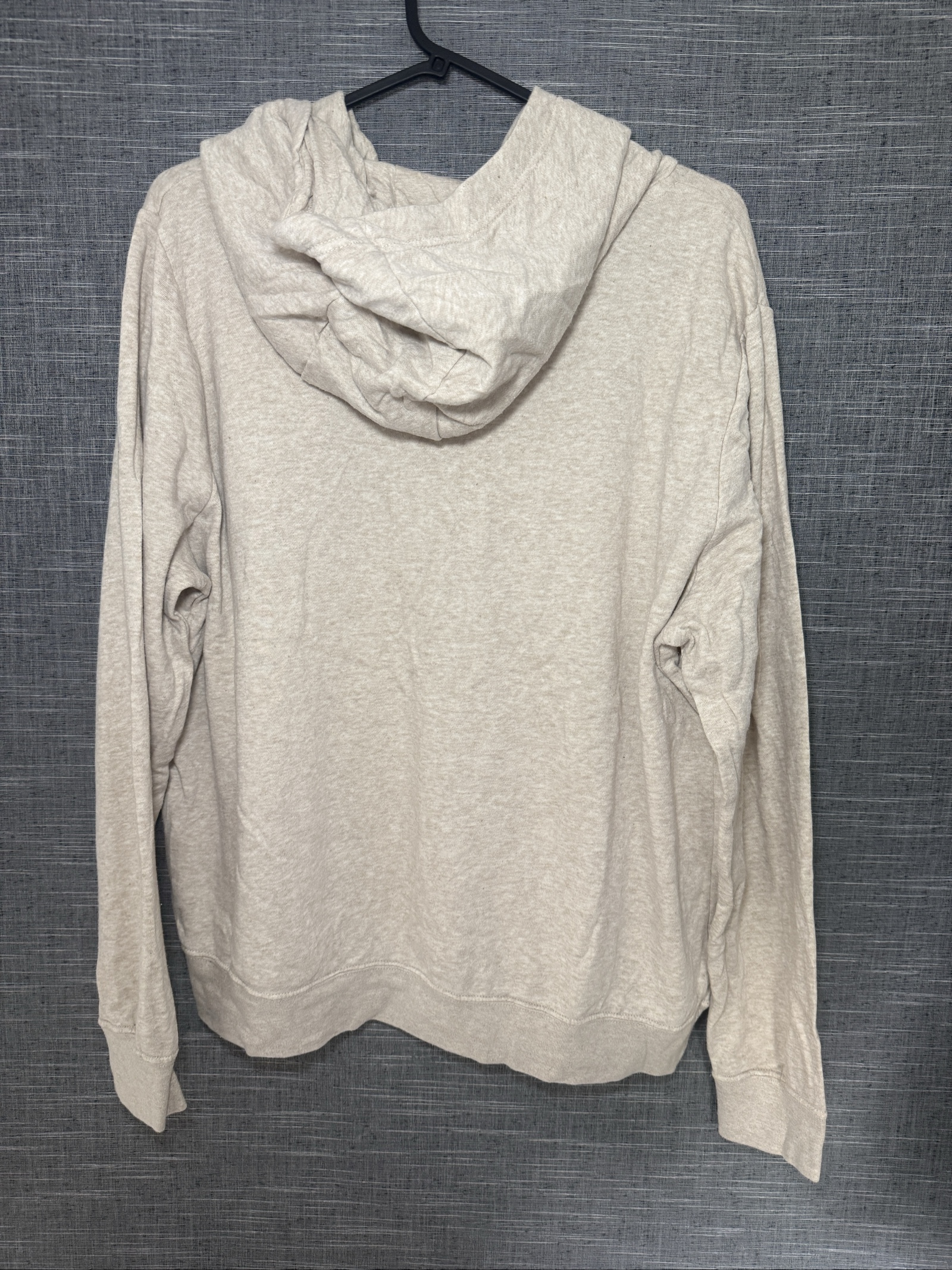 Nike Beige Women's Hoodie Large Cotton Blend image 6