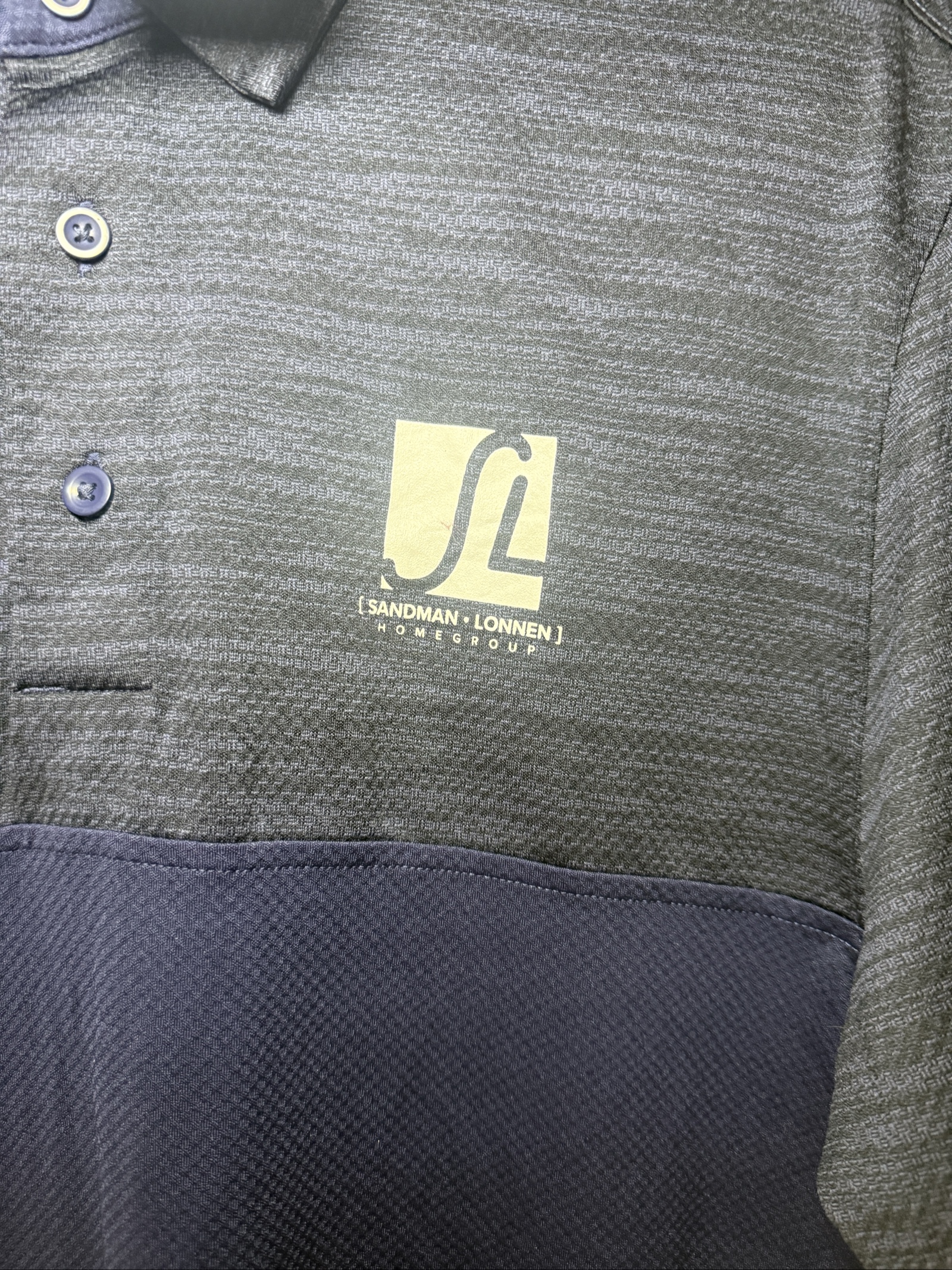 Under Armour Men's Navy & Grey HeatGear Polo Small Loose Fit image 2