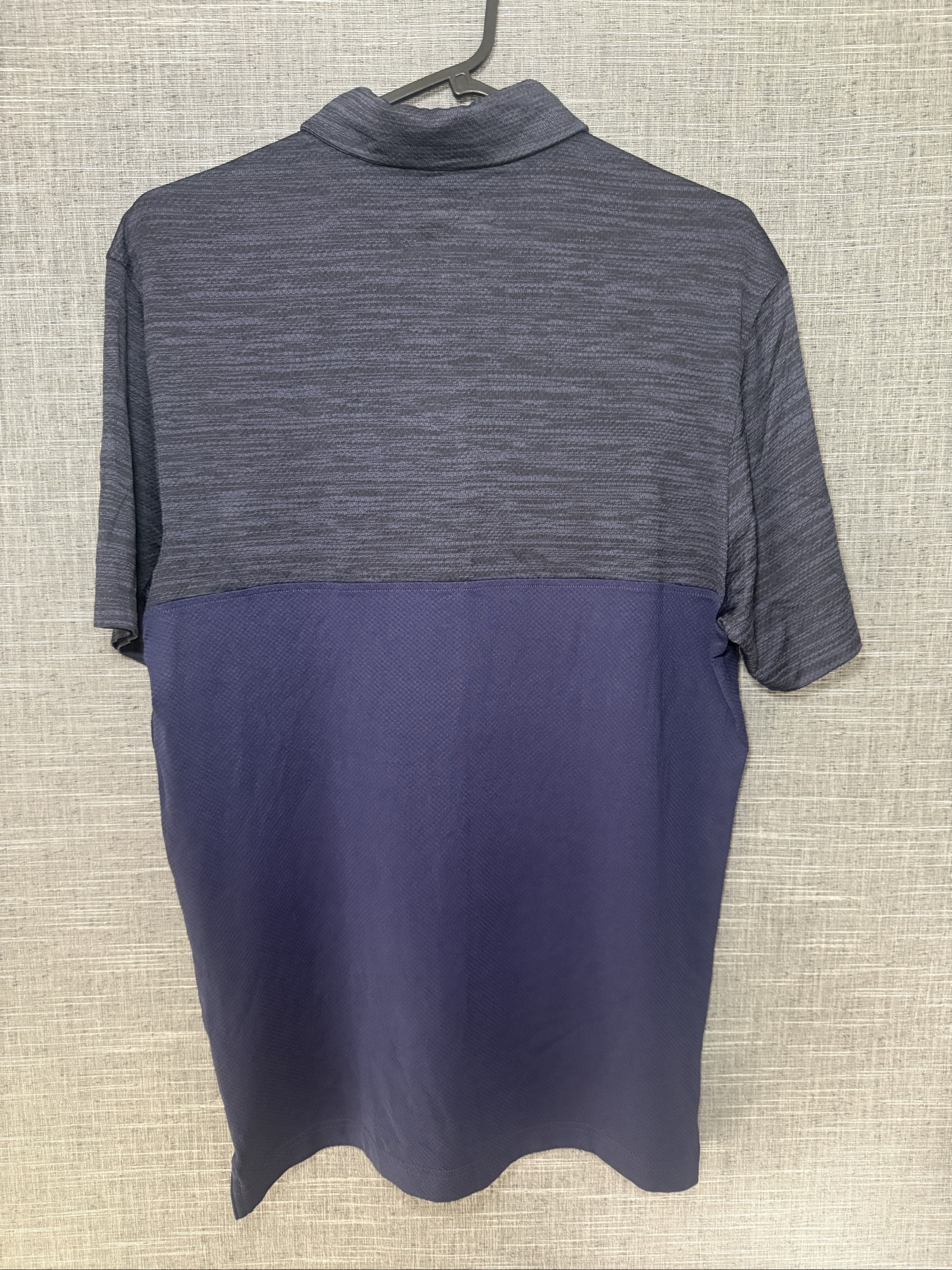 Under Armour Men's Navy & Grey HeatGear Polo Small Loose Fit image 8