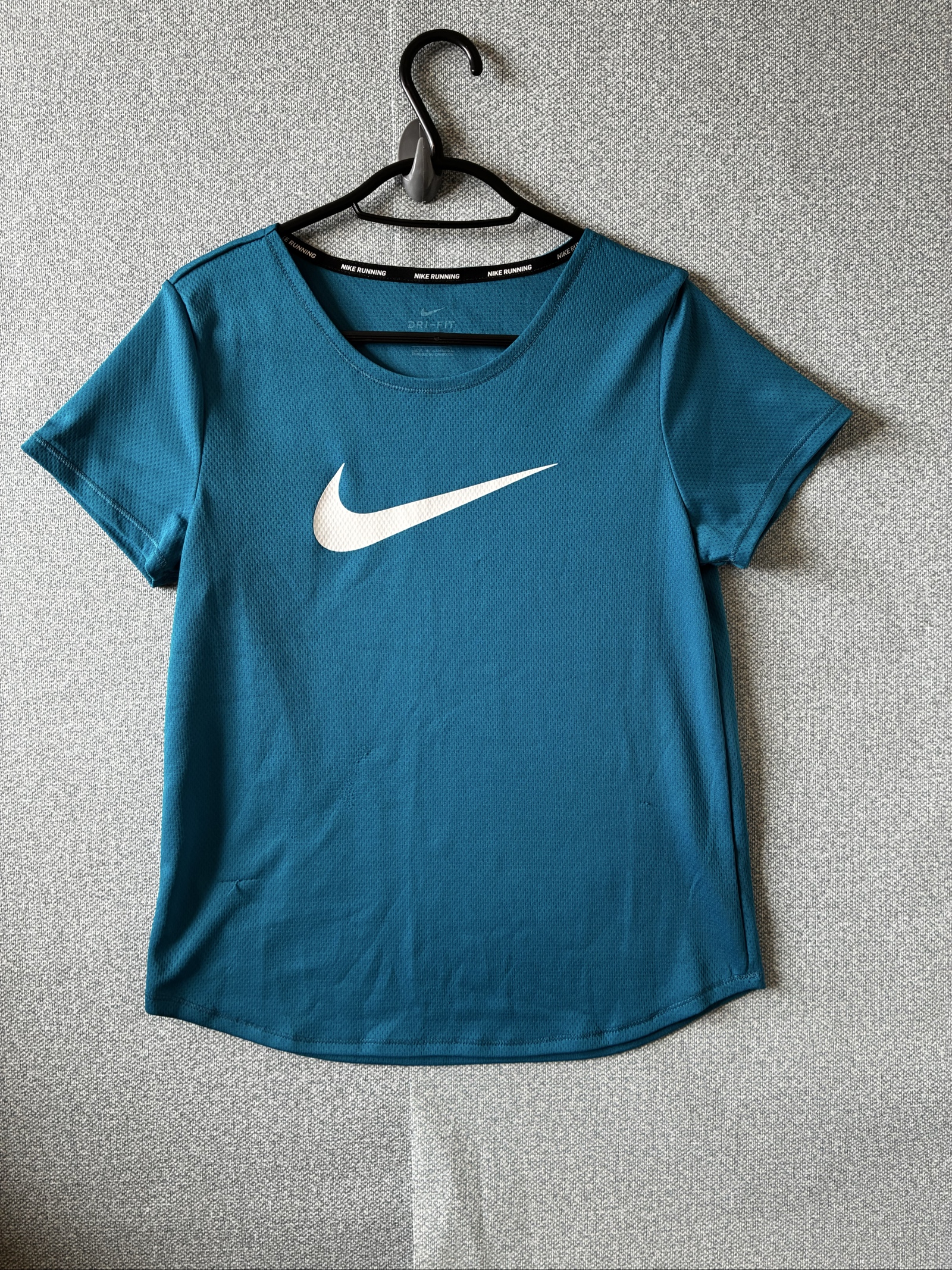 Nike Women's Teal Dri-FIT Running T-Shirt Small