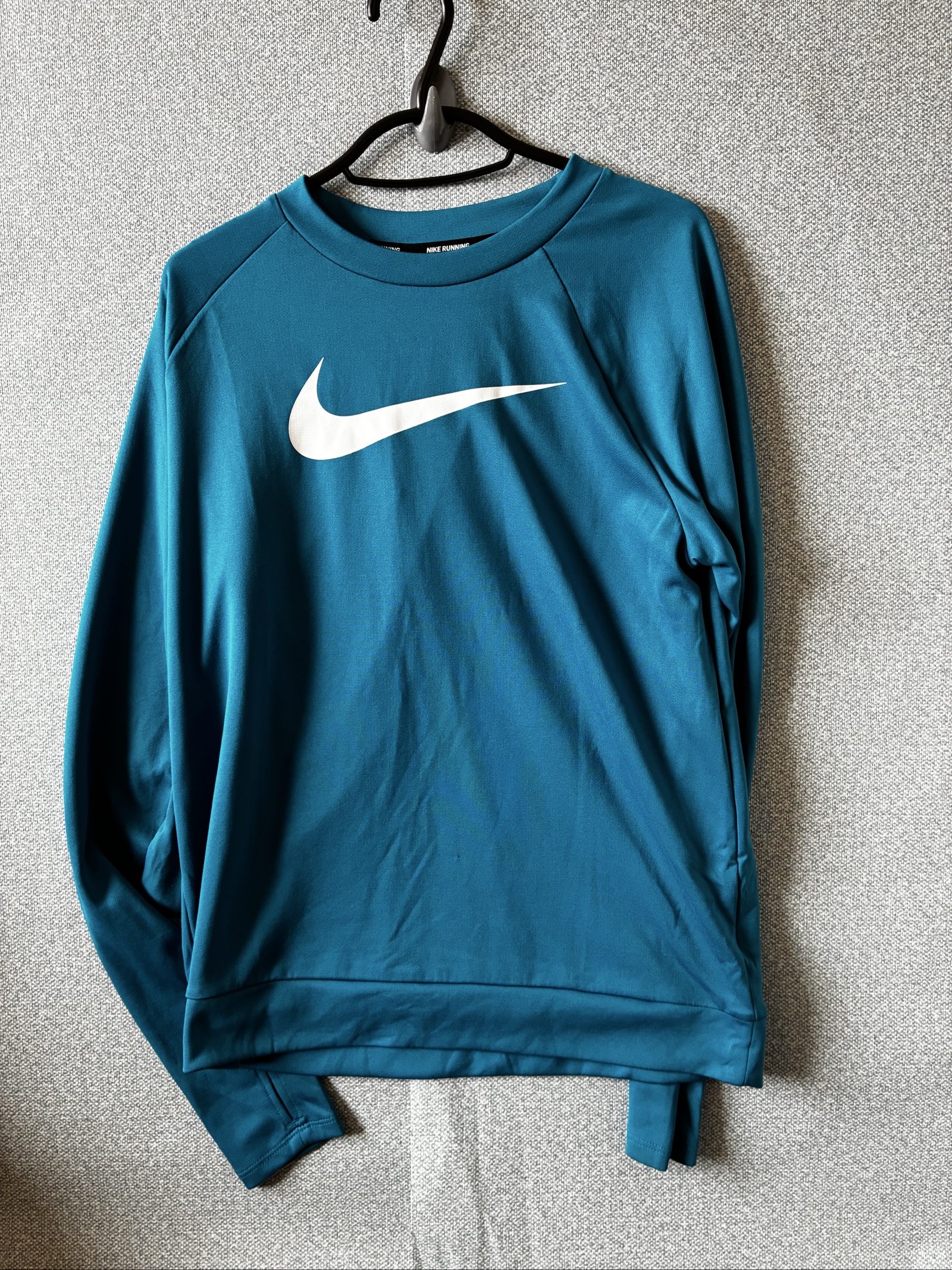 Nike Women's Teal Dri-FIT Running T-Shirt Small image 9
