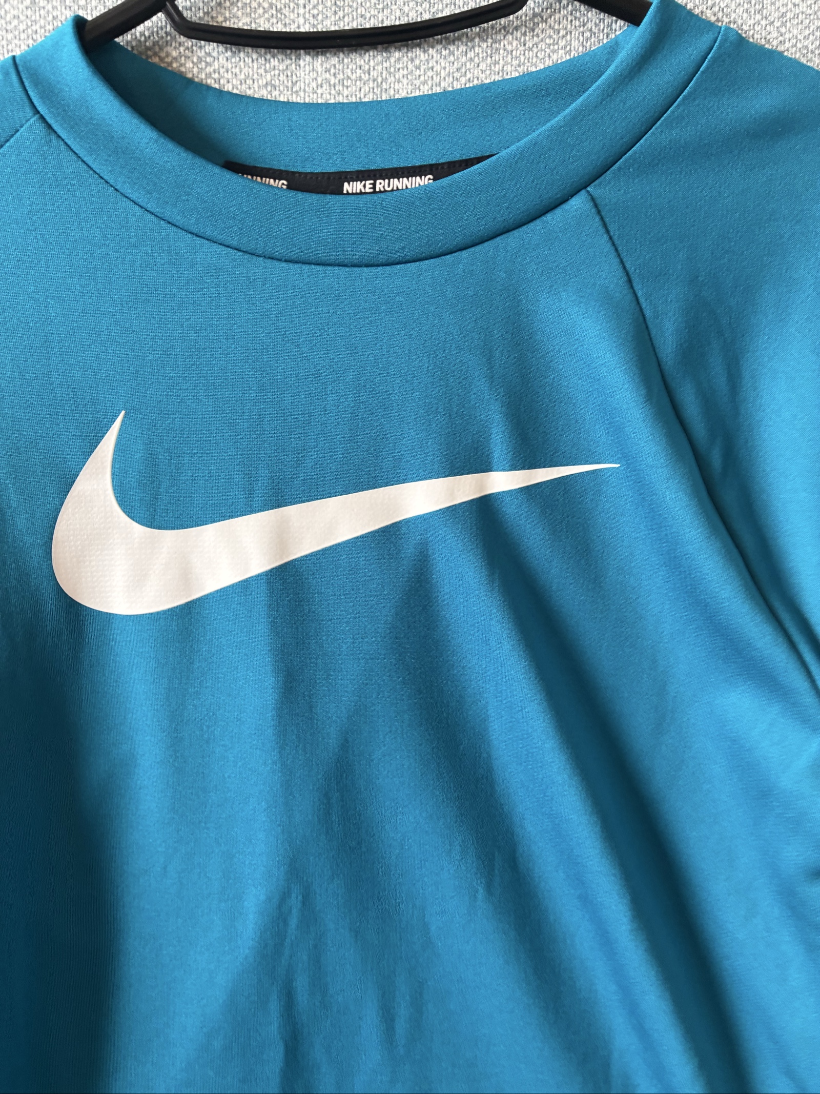 Nike Women's Teal Dri-FIT Running T-Shirt Small image 10