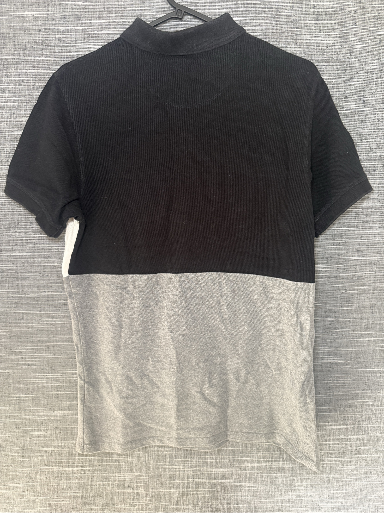 Barbour Men's Black, White & Grey International Polo Shirt Small image 5