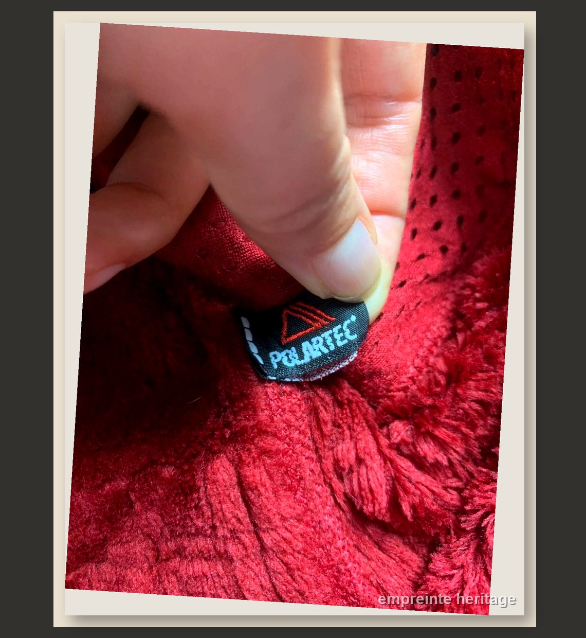 Patagonia Rouge Polartec Fleece Zippée Femme - taille Medium image 5