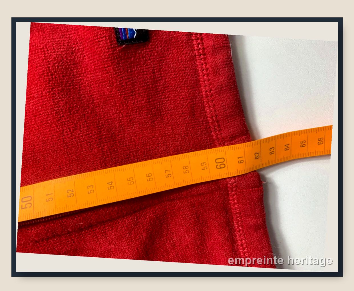 Patagonia Rouge Polartec Fleece Zippée Femme - taille Medium image 6