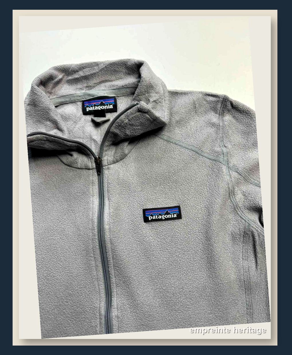 Patagonia Gris Veste Polaire Zippée Medium - taille Medium image 2