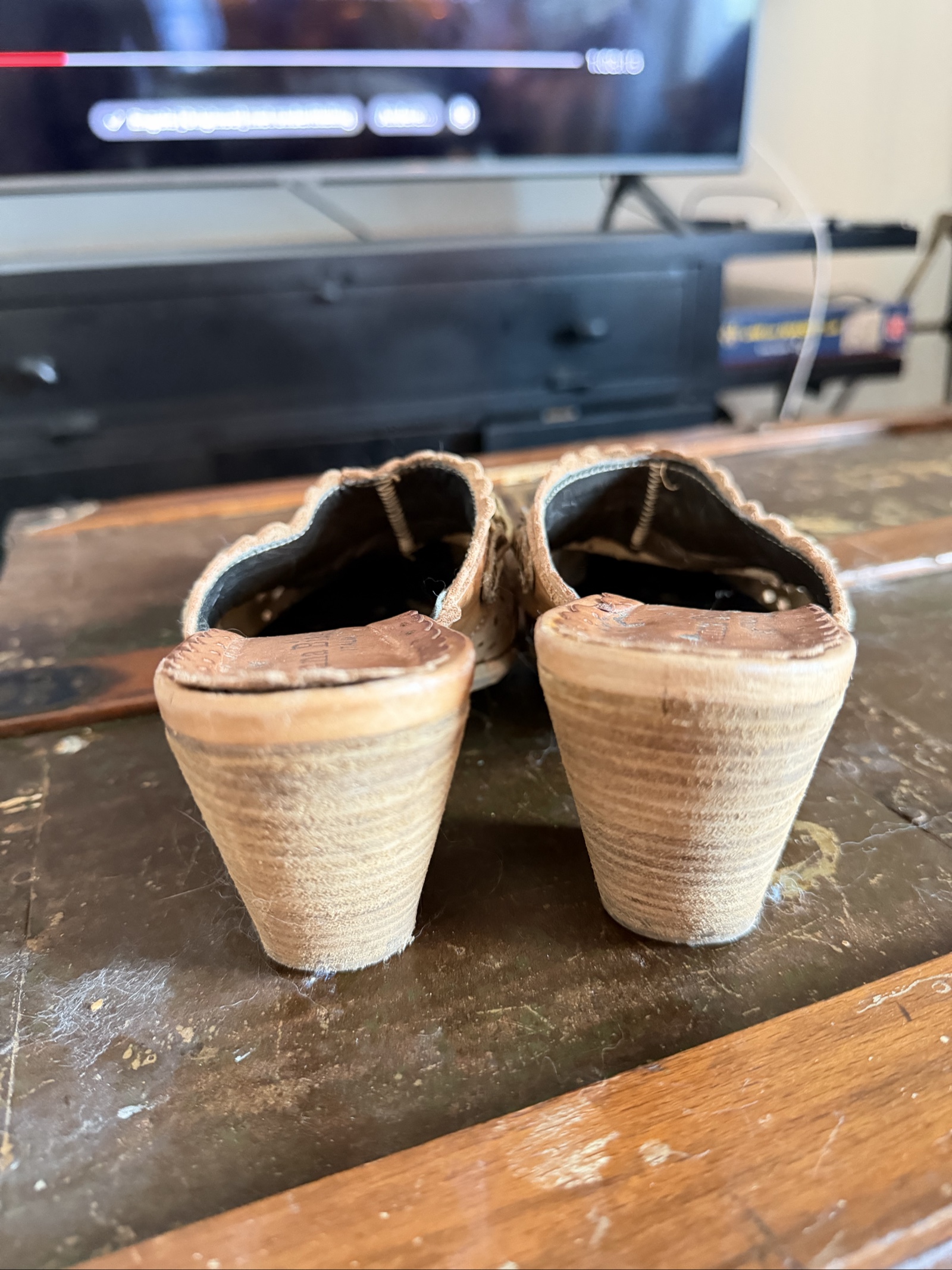 Unique country leather cowboy Mules Anna Biaggi image 4