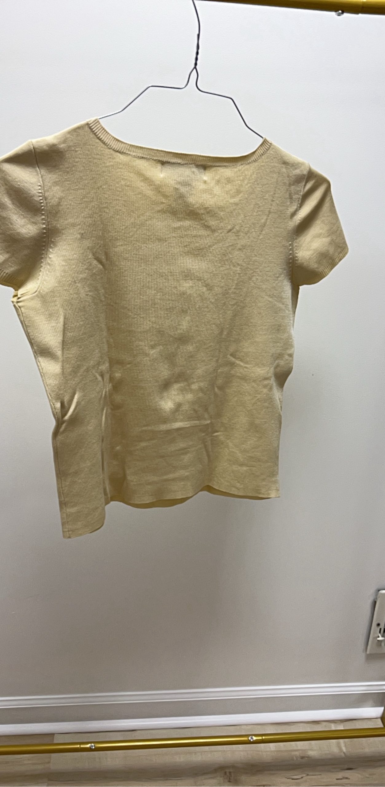 Dressbarn Beige Silk Nylon Top Medium image 4