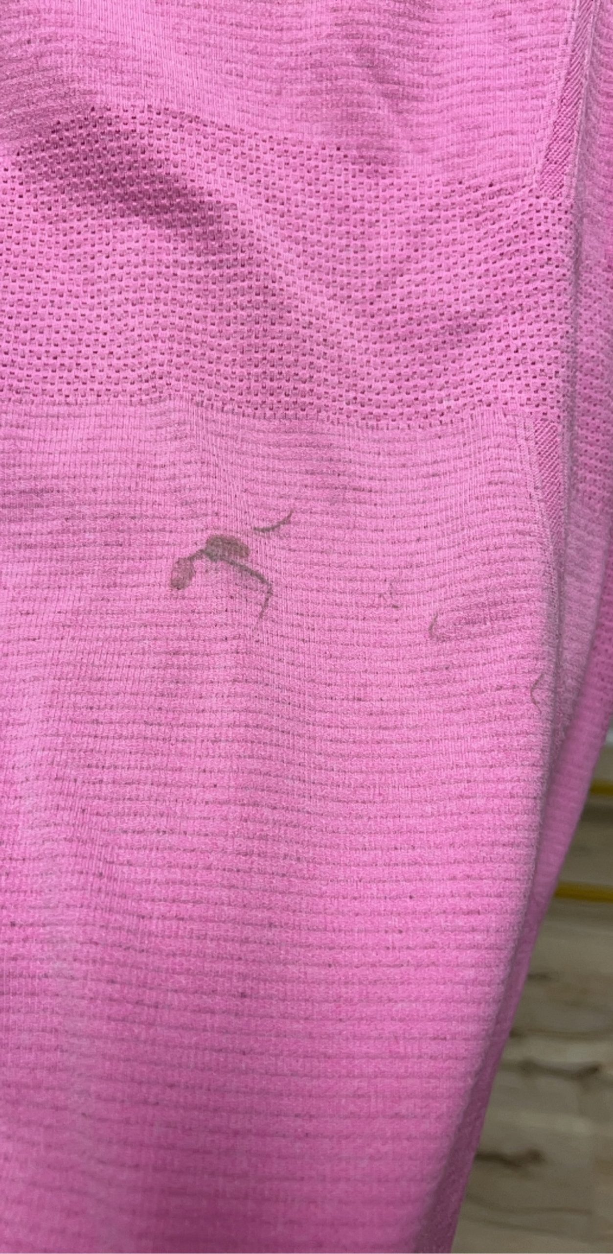 Lululemon Pink & Black Women's Athletic T-Shirt Medium image 2