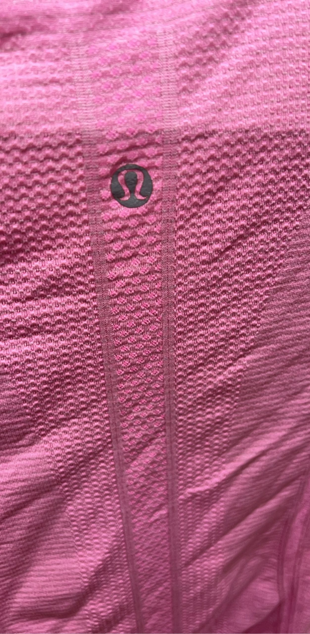 Lululemon Pink & Black Women's Athletic T-Shirt Medium image 4
