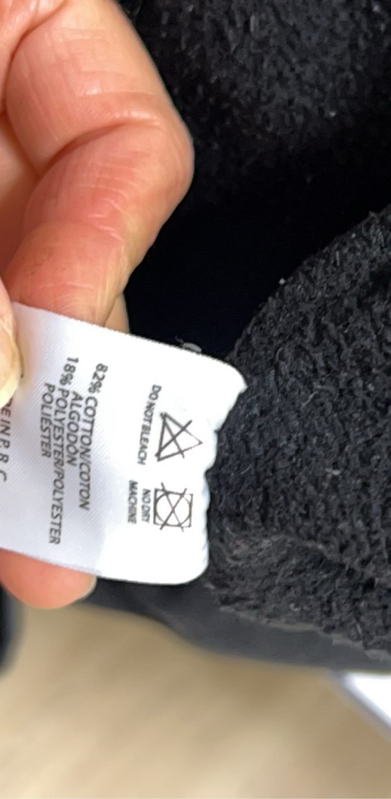 Brandy Melville Black Hellraiser Hoodie Large Cotton Blend image 5