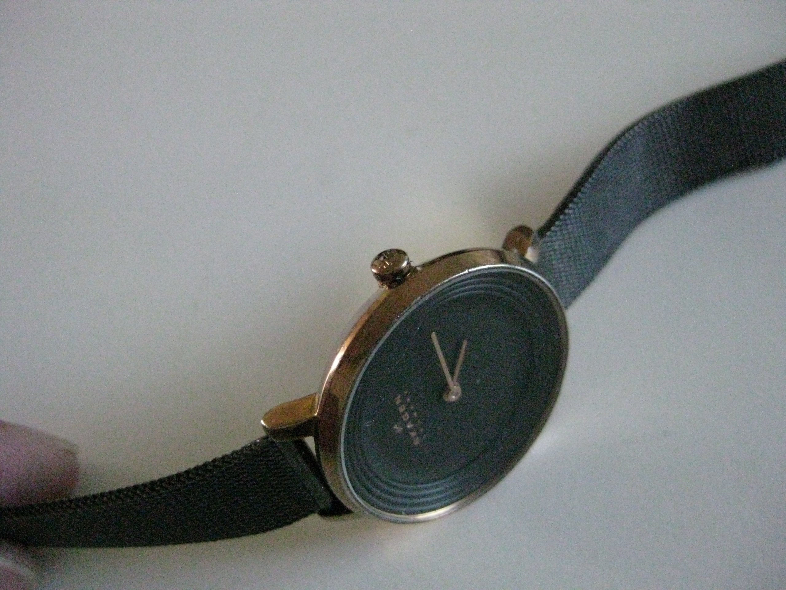 Skagen Black Mesh Strap Quartz Watch Unisex image 6