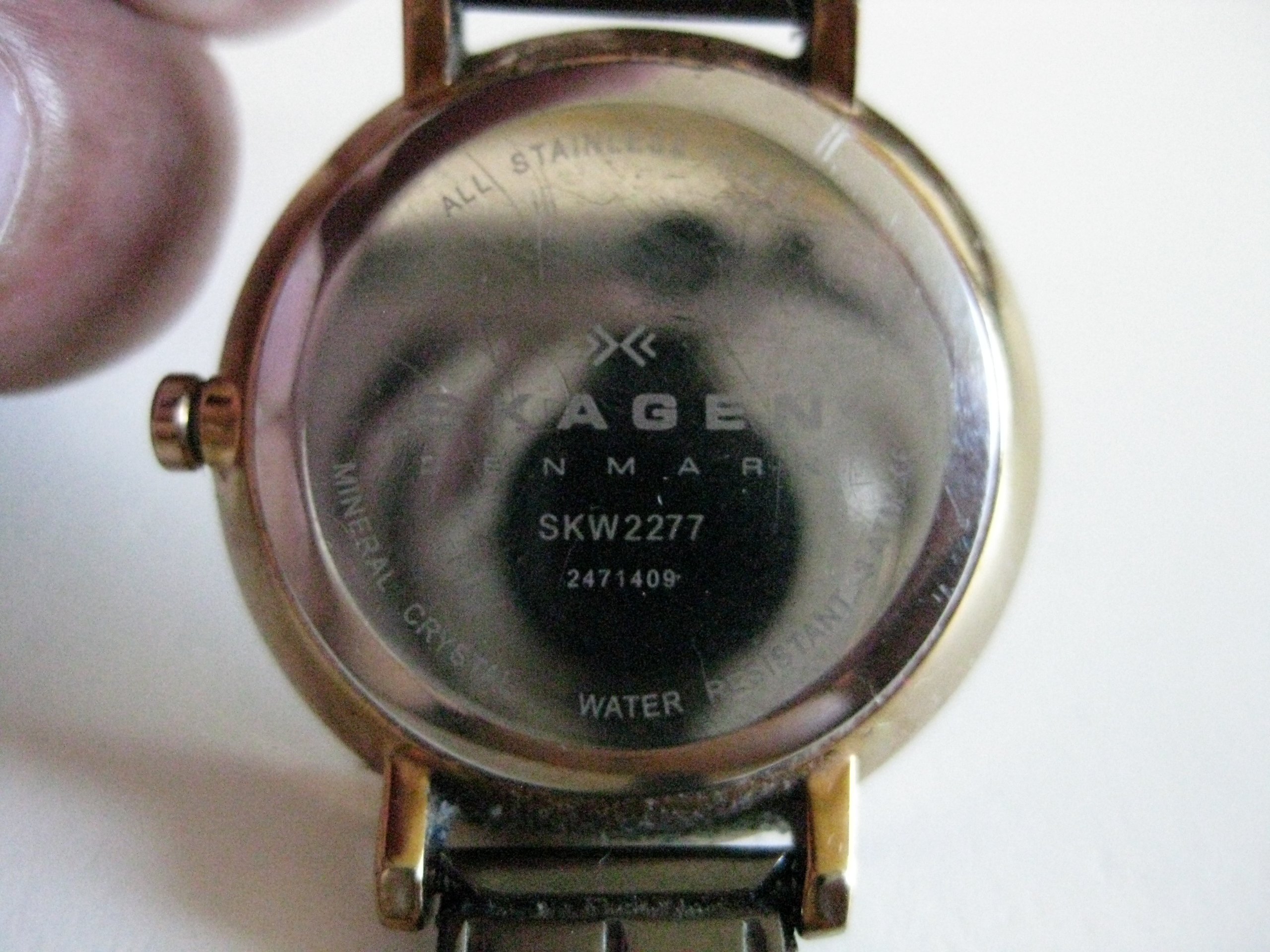 Skagen Black Mesh Strap Quartz Watch Unisex image 9