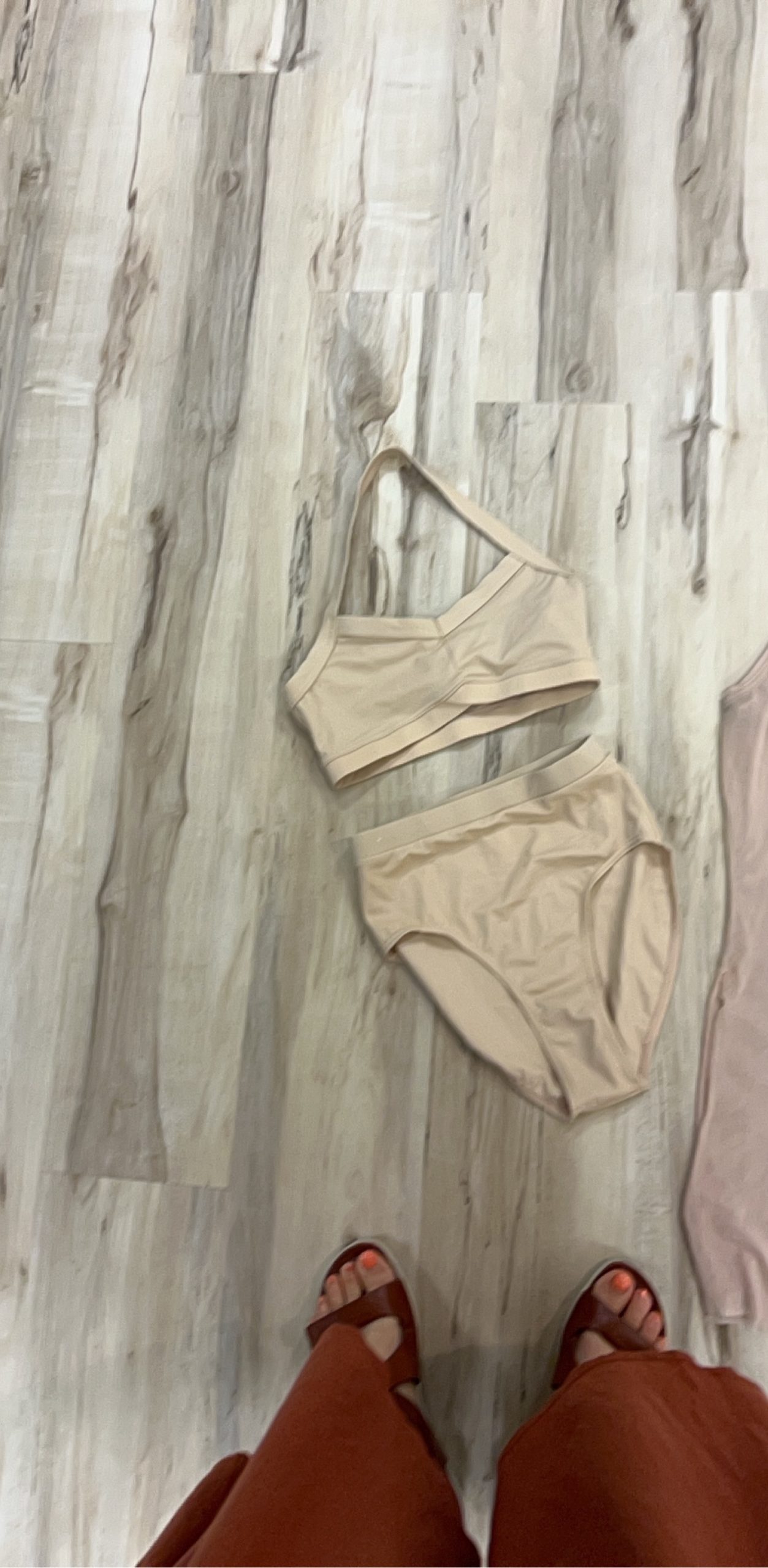 Balera Nude Women's Lingerie dance Set Small Nylon Spandex image 2