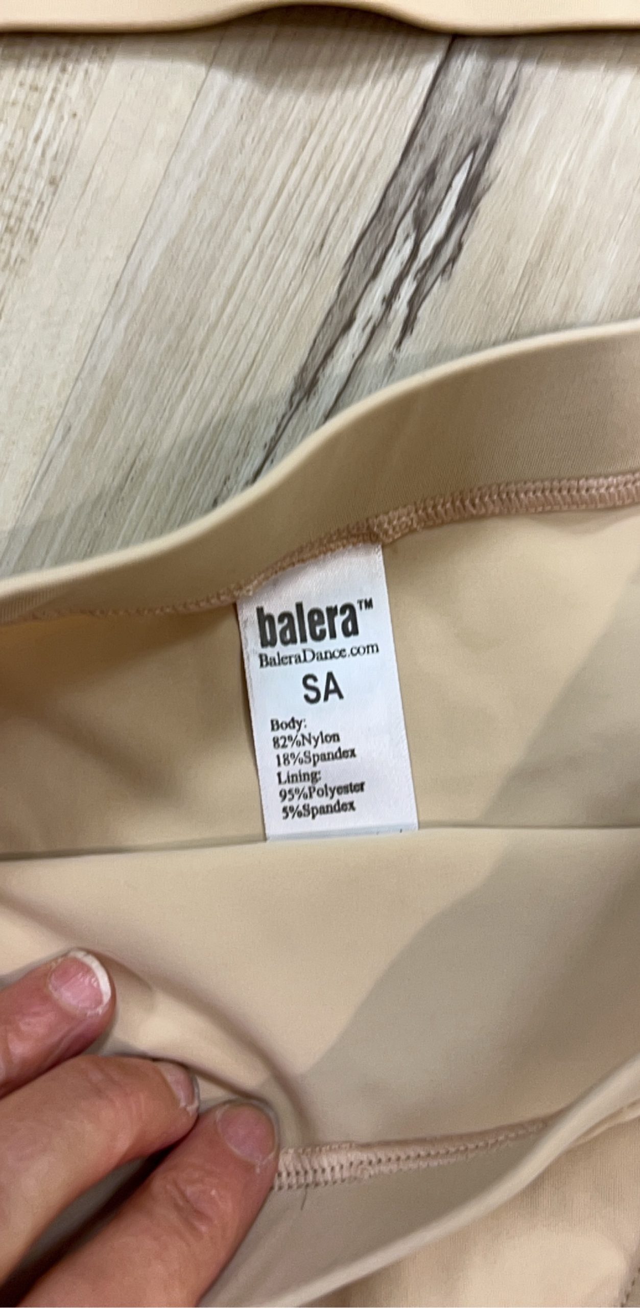 Balera Nude Women's Lingerie dance Set Small Nylon Spandex image 4