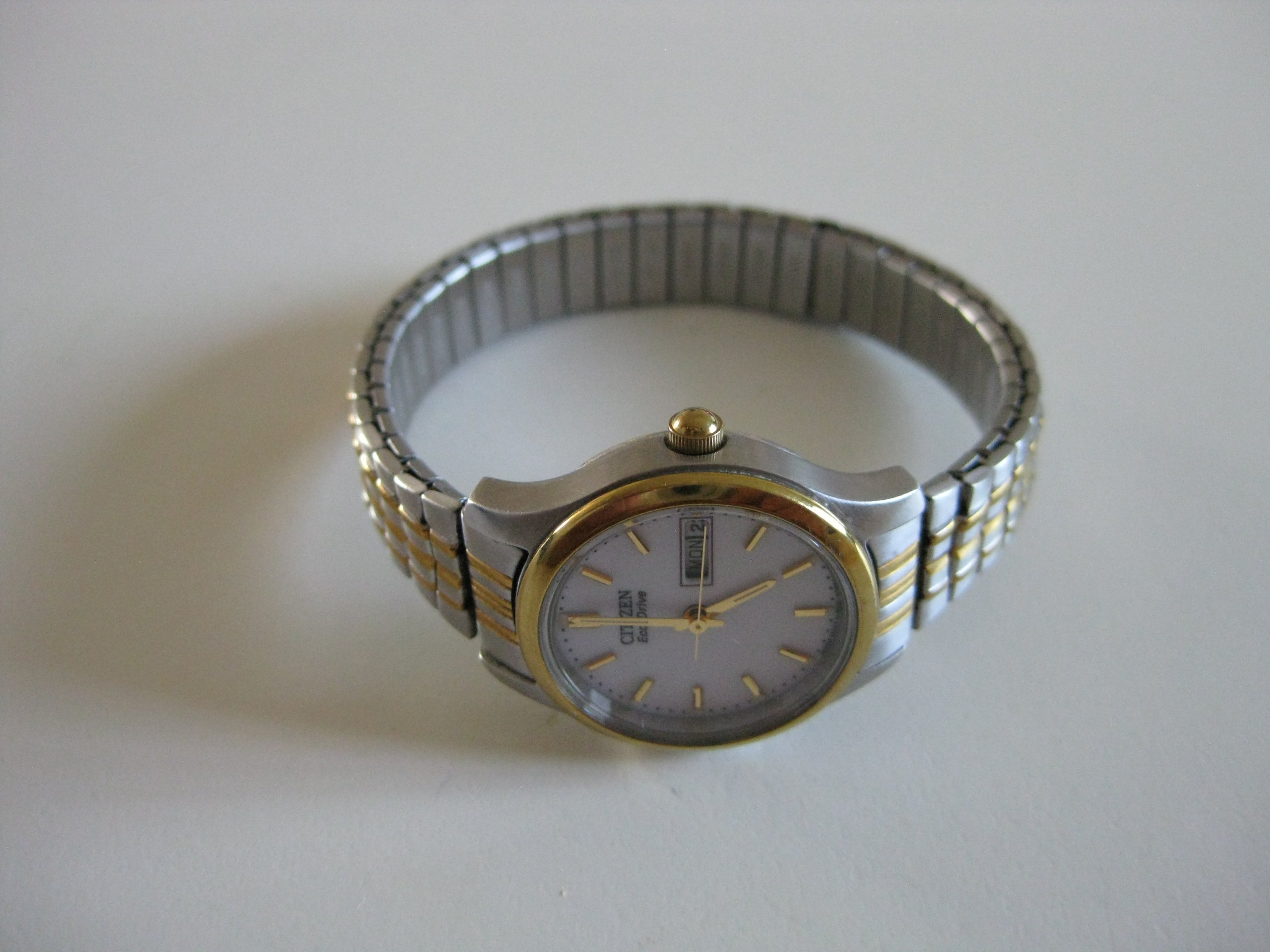 Citizen Two-Tone Eco-Drive Men's Wristwatch image 2