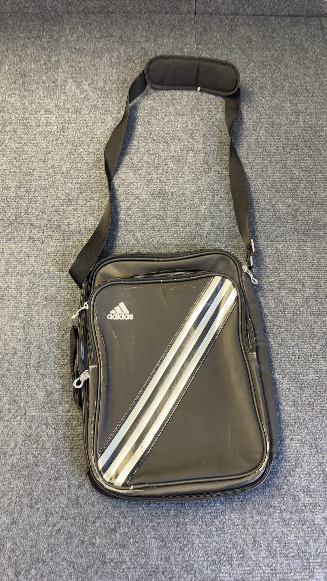 Adidas Black Crossbody Bag One Size Vintage Old school bag image 3