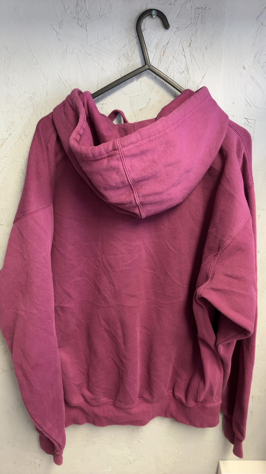 Cuffy's Cape Cod pinky red/burgundy Hoodie Large Cotton Polyester good condition image 6