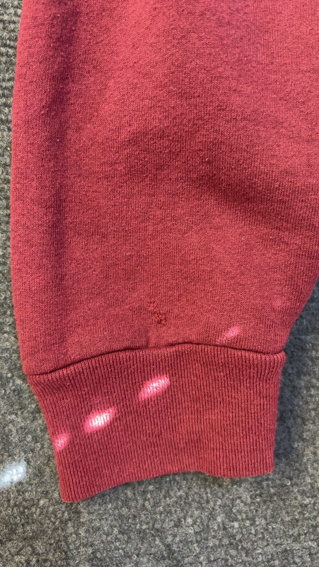 Minnesota Burgundy Hoodie Medium 50% Polyester 50% Cotton good condition image 5