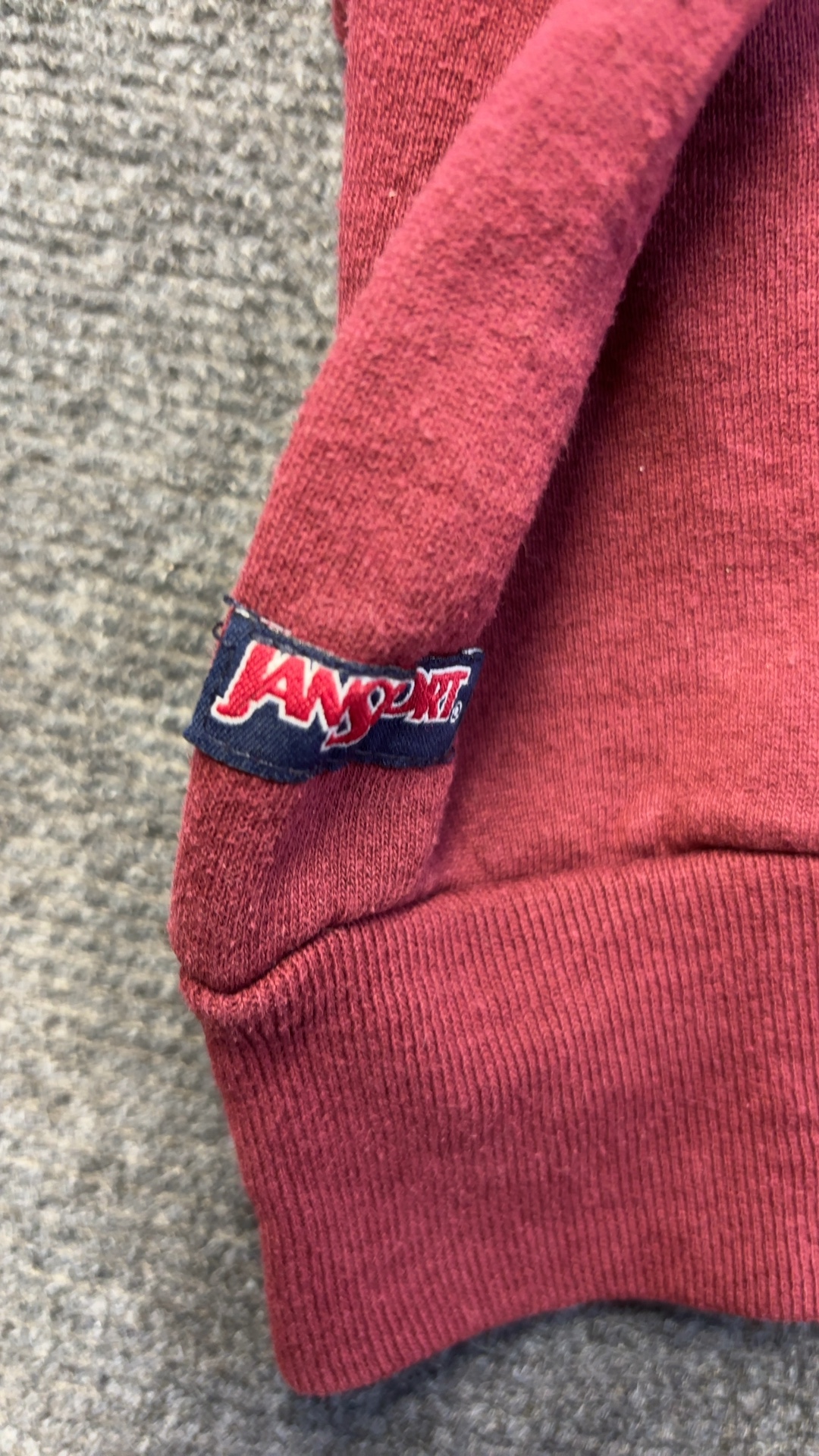 Minnesota Burgundy Hoodie Medium 50% Polyester 50% Cotton good condition image 3