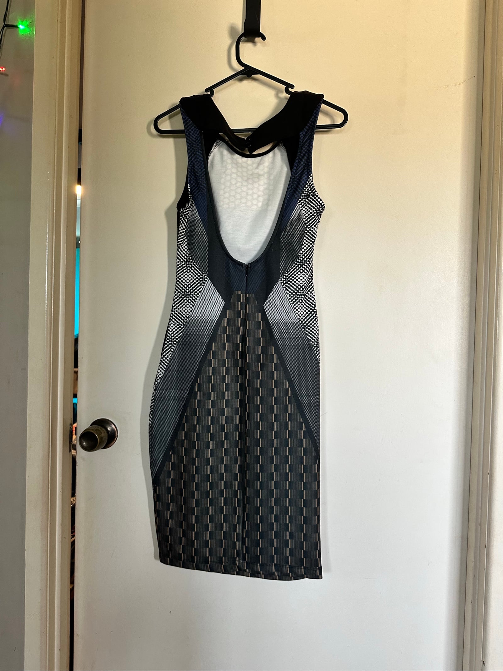 Shareen Black & Multicolour Patterned Dress Size 8 image 2