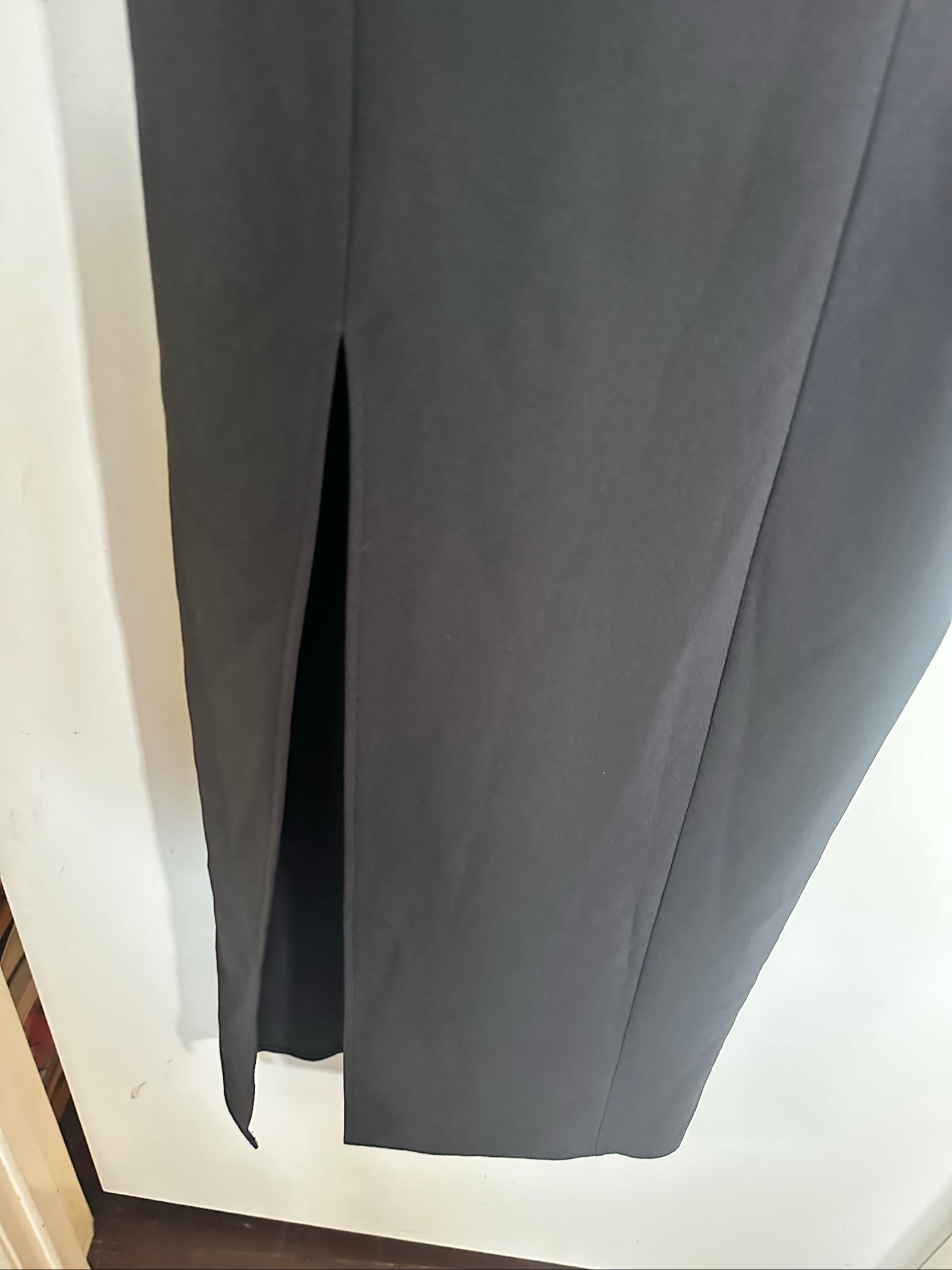 Subtlet Black Maxi Dress UK 8 V-Neck Spaghetti Strap image 3